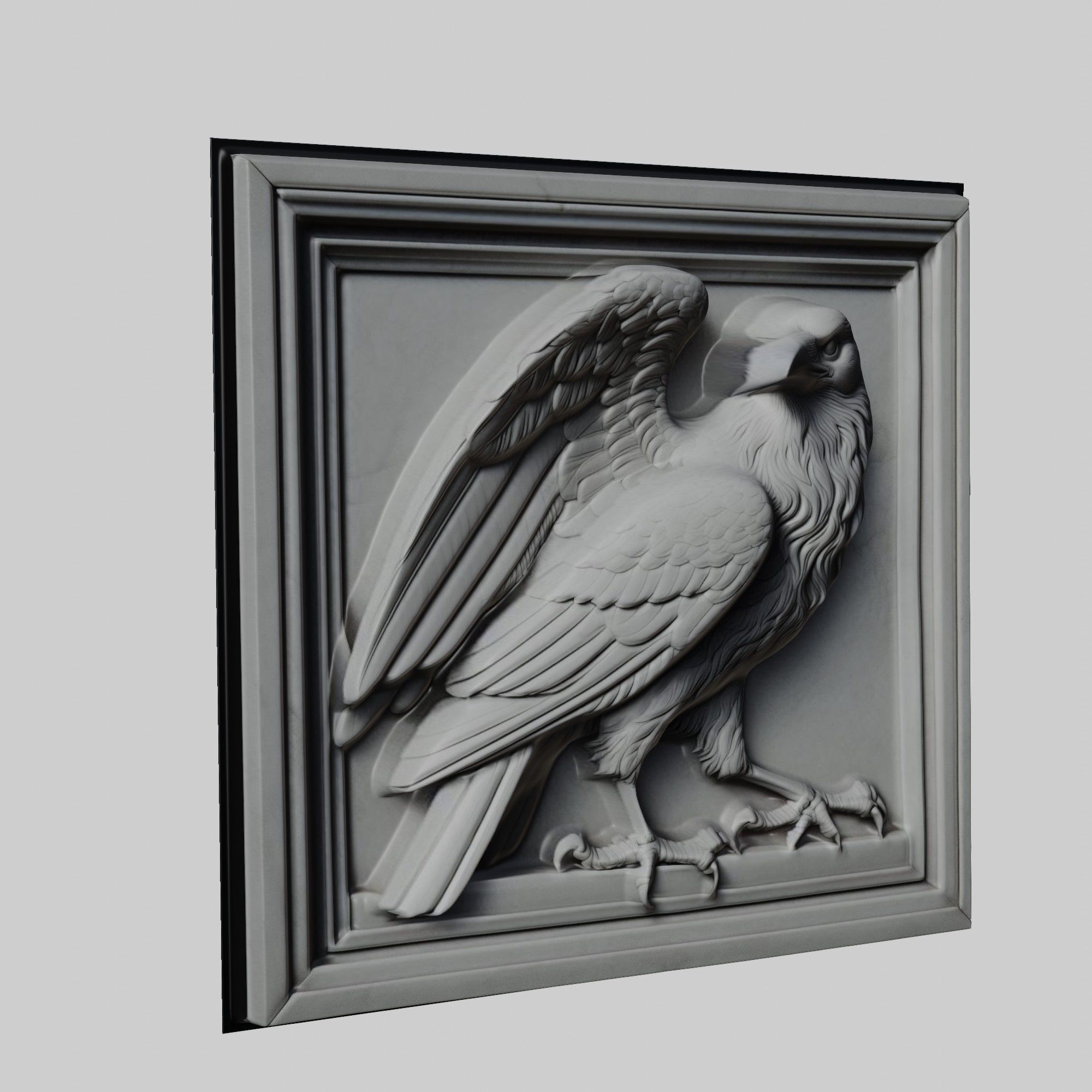 Crow Animal 3D print model_1