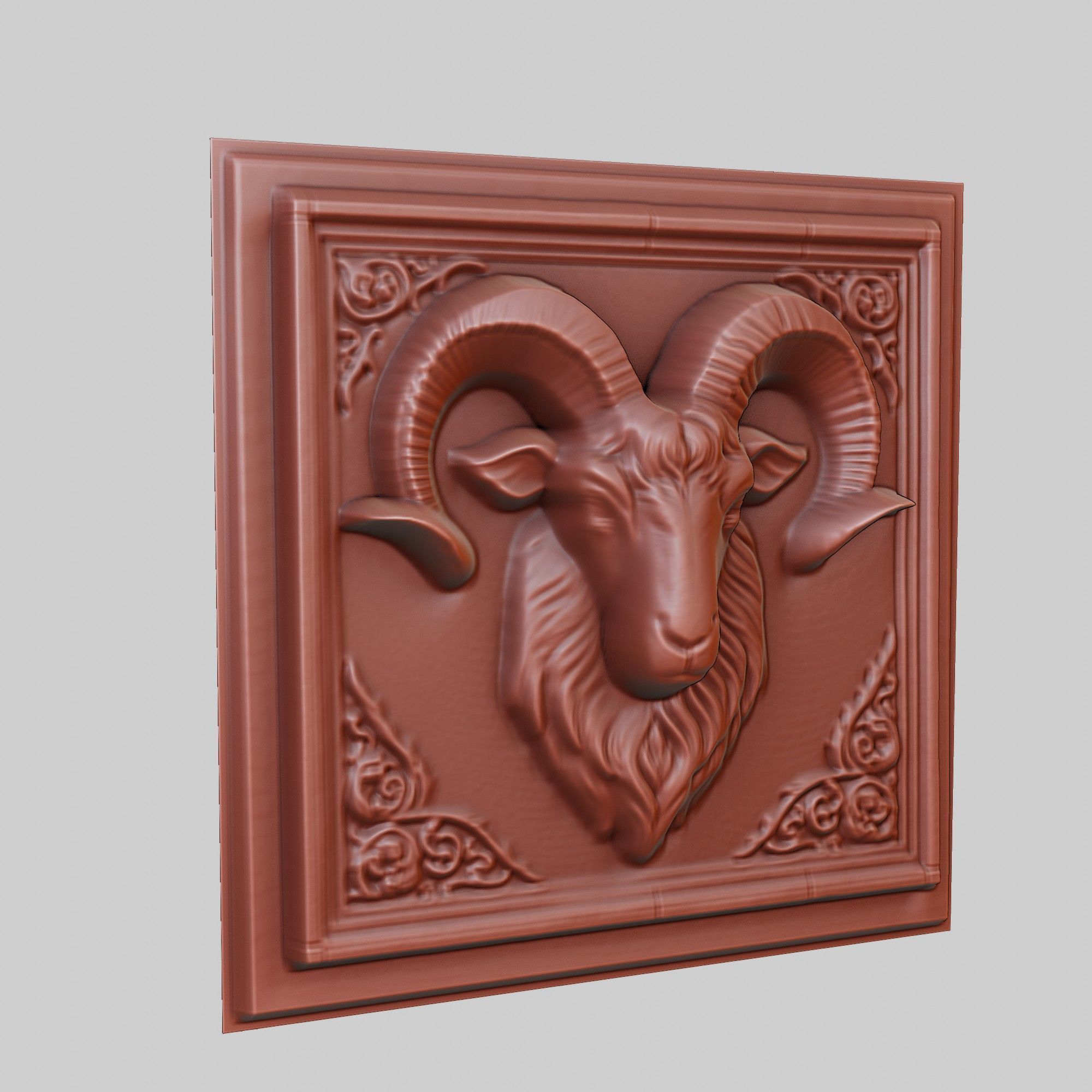 Goat Animal 3D print model_3