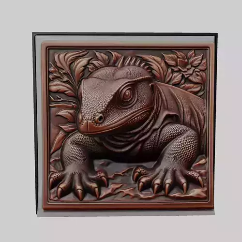 Komodo Dragon Animal 3D print model