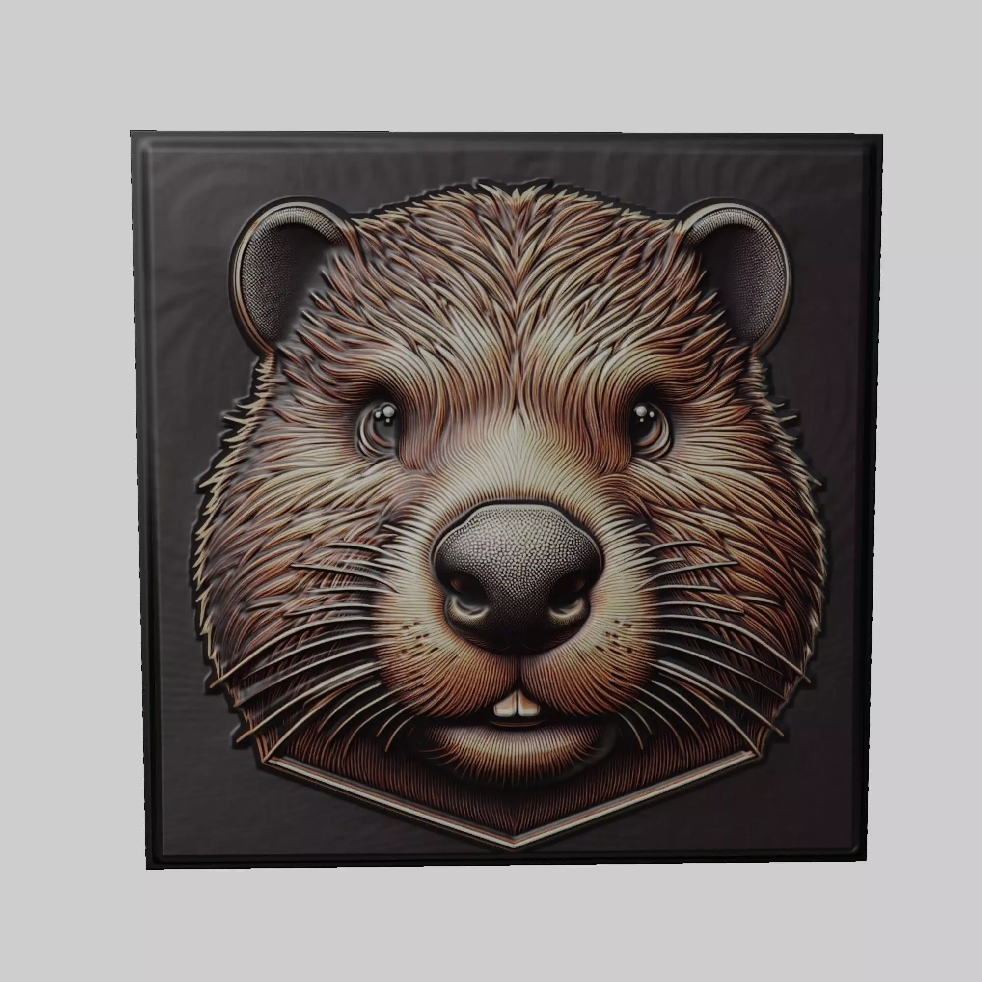 Beaver Animal 3D print model_0