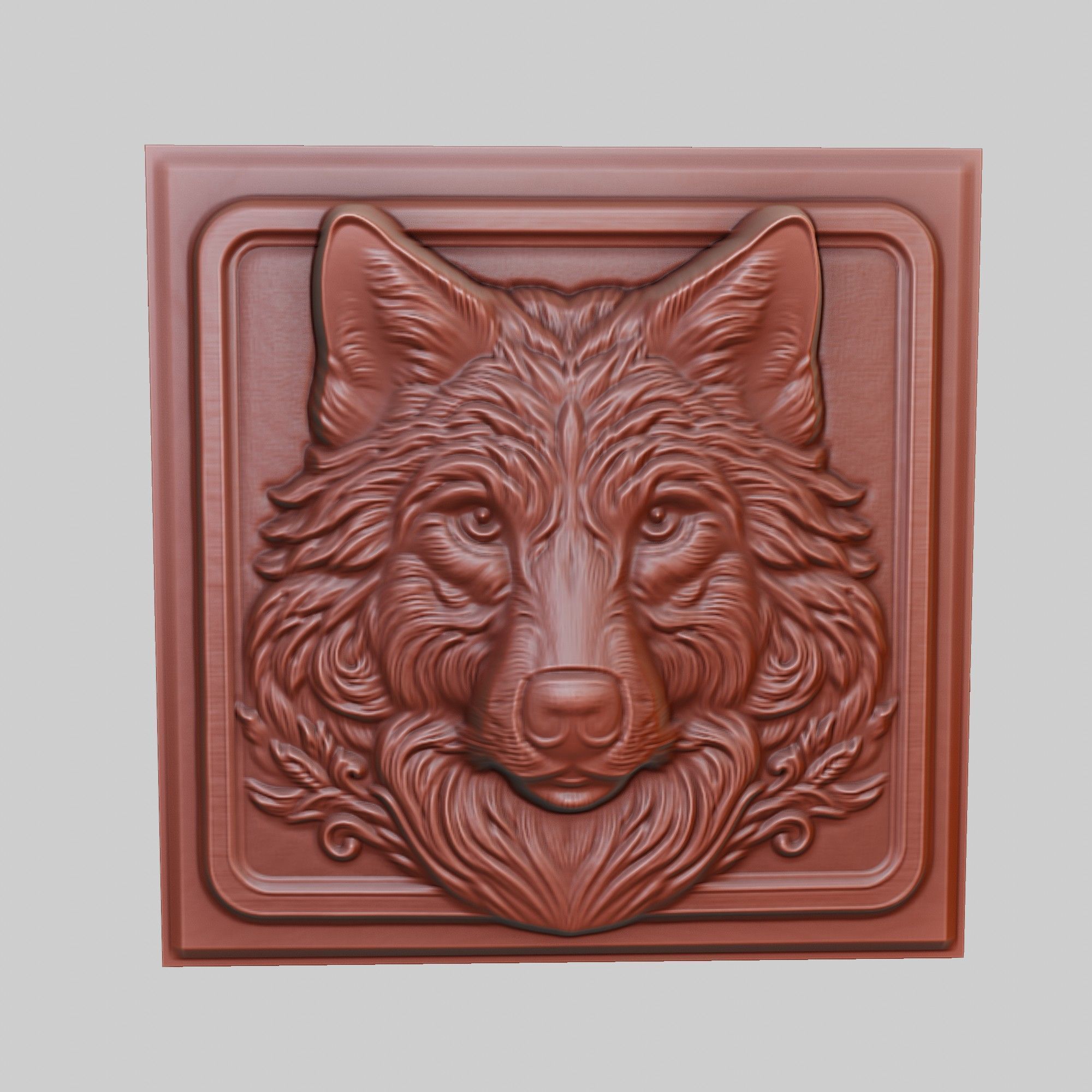 Wolf Animal 3D print model_2