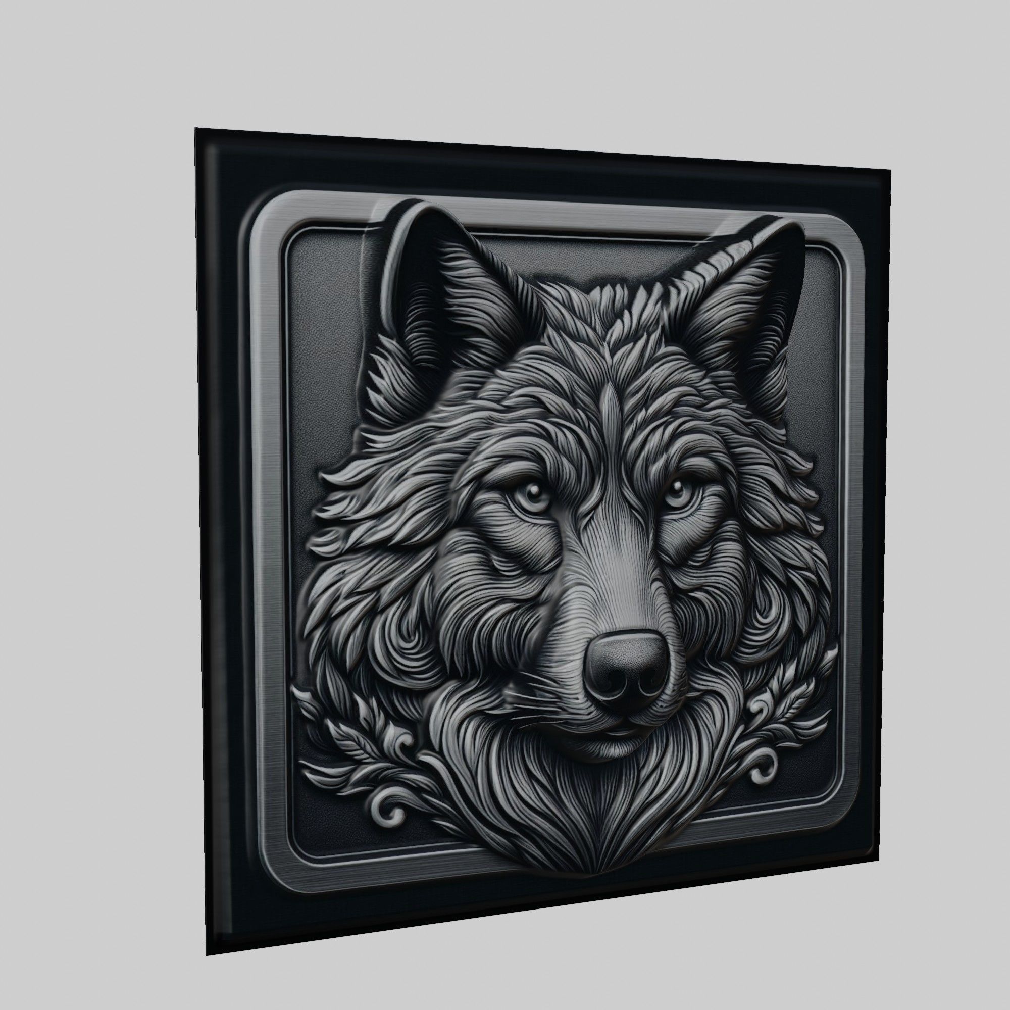 Wolf Animal 3D print model_1