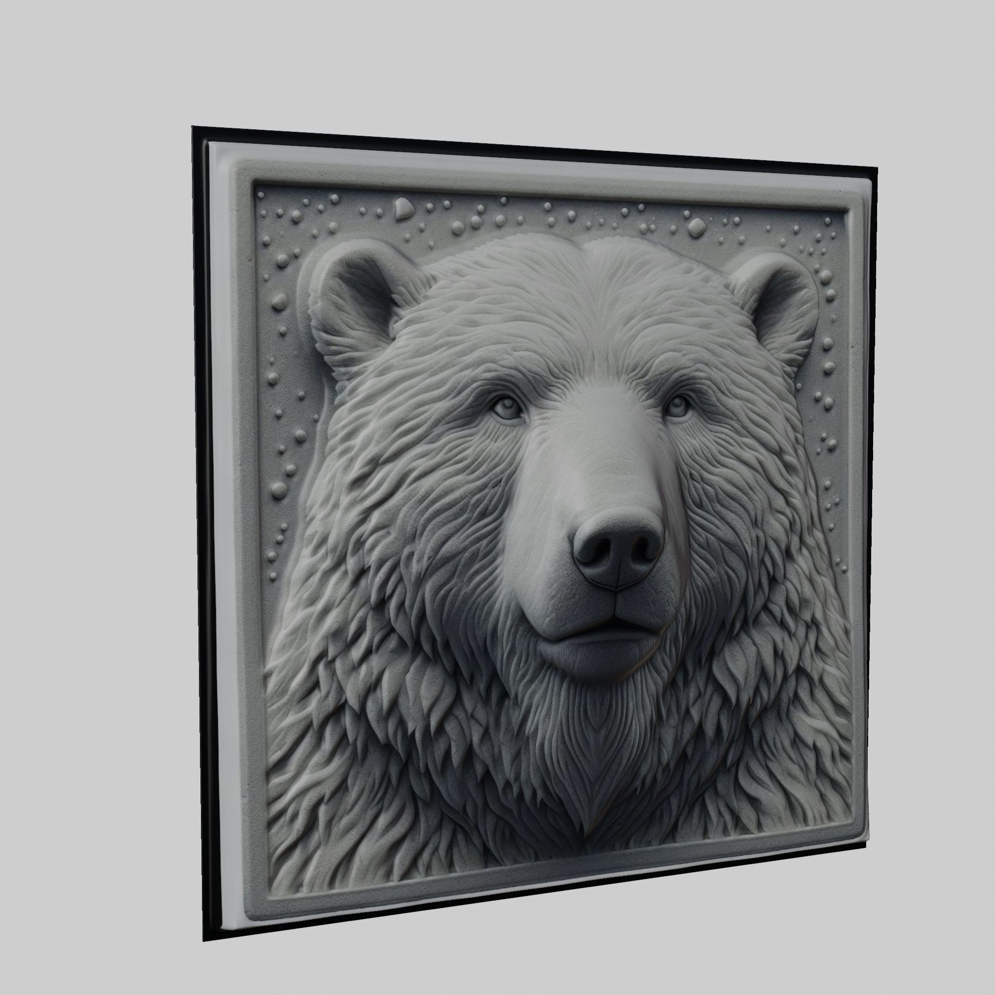 Polar Bear Animal 3D print model_1