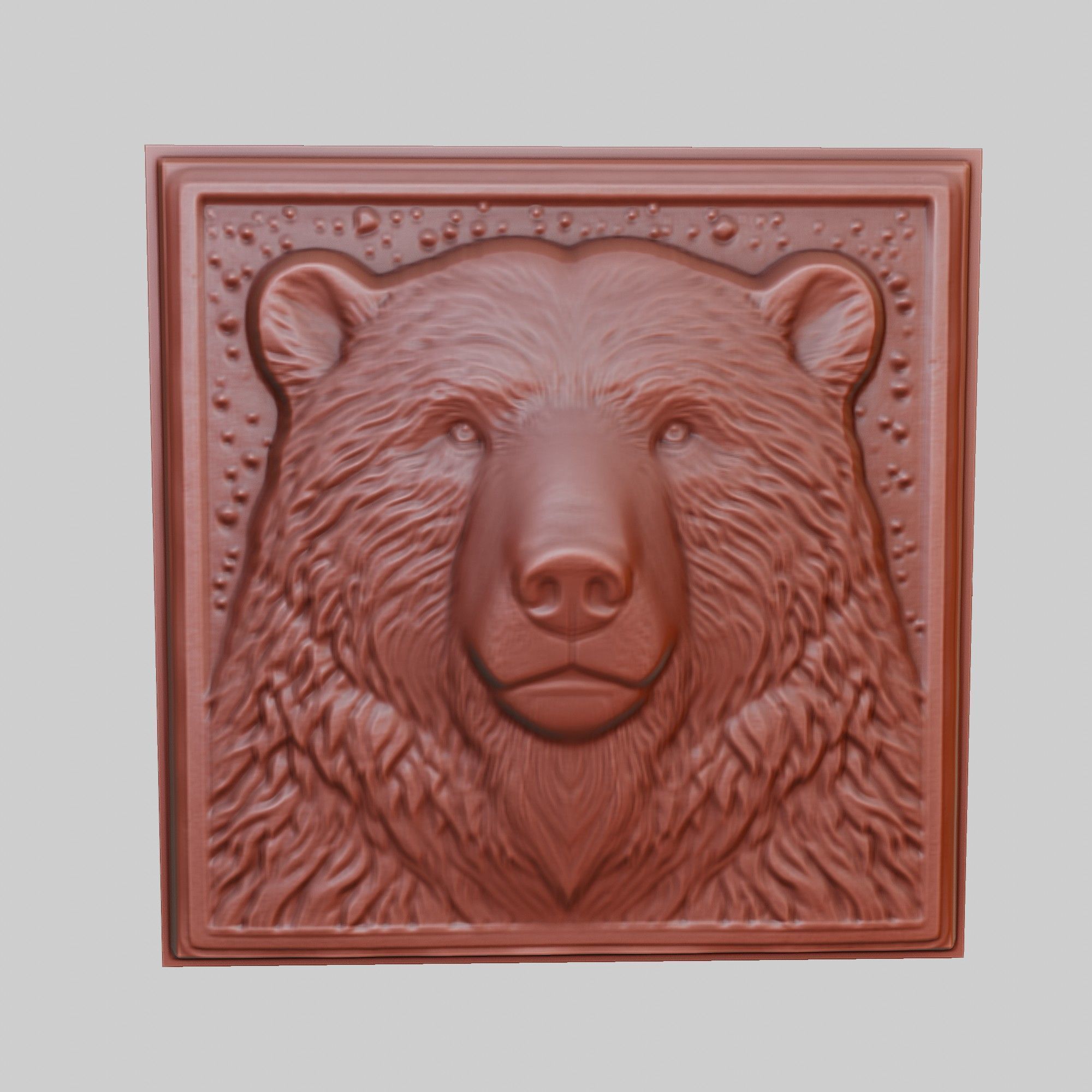 Polar Bear Animal 3D print model_2