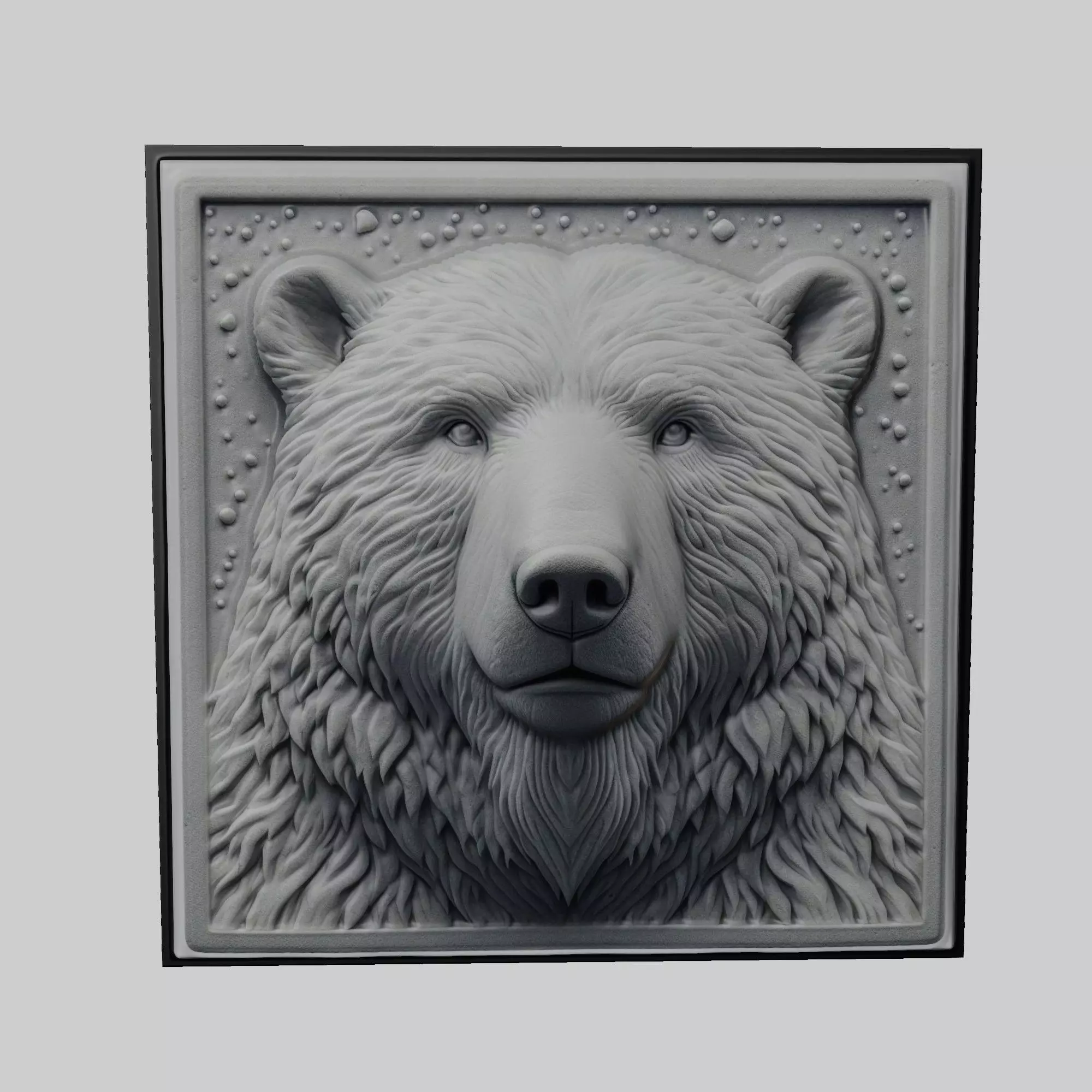 Polar Bear Animal 3D print model_0