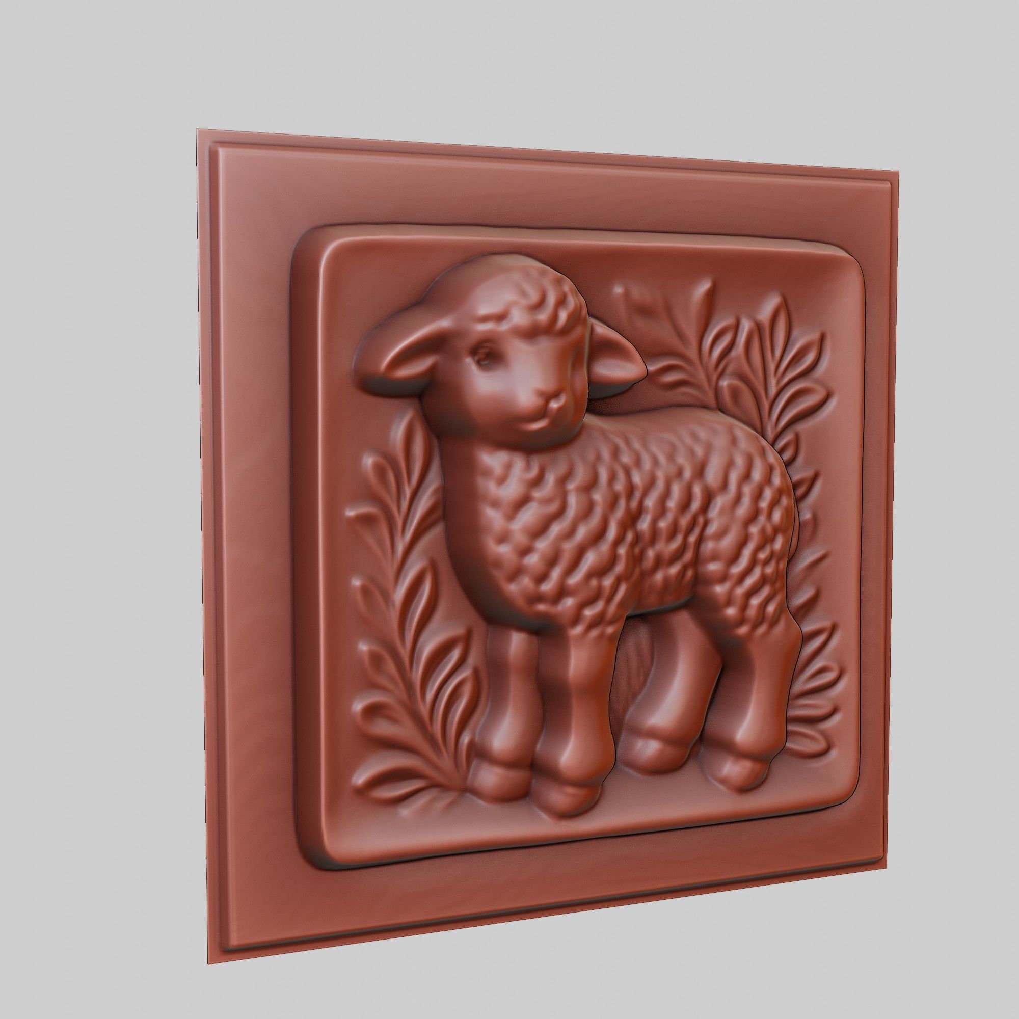 Lamb Animal 3D print model_3