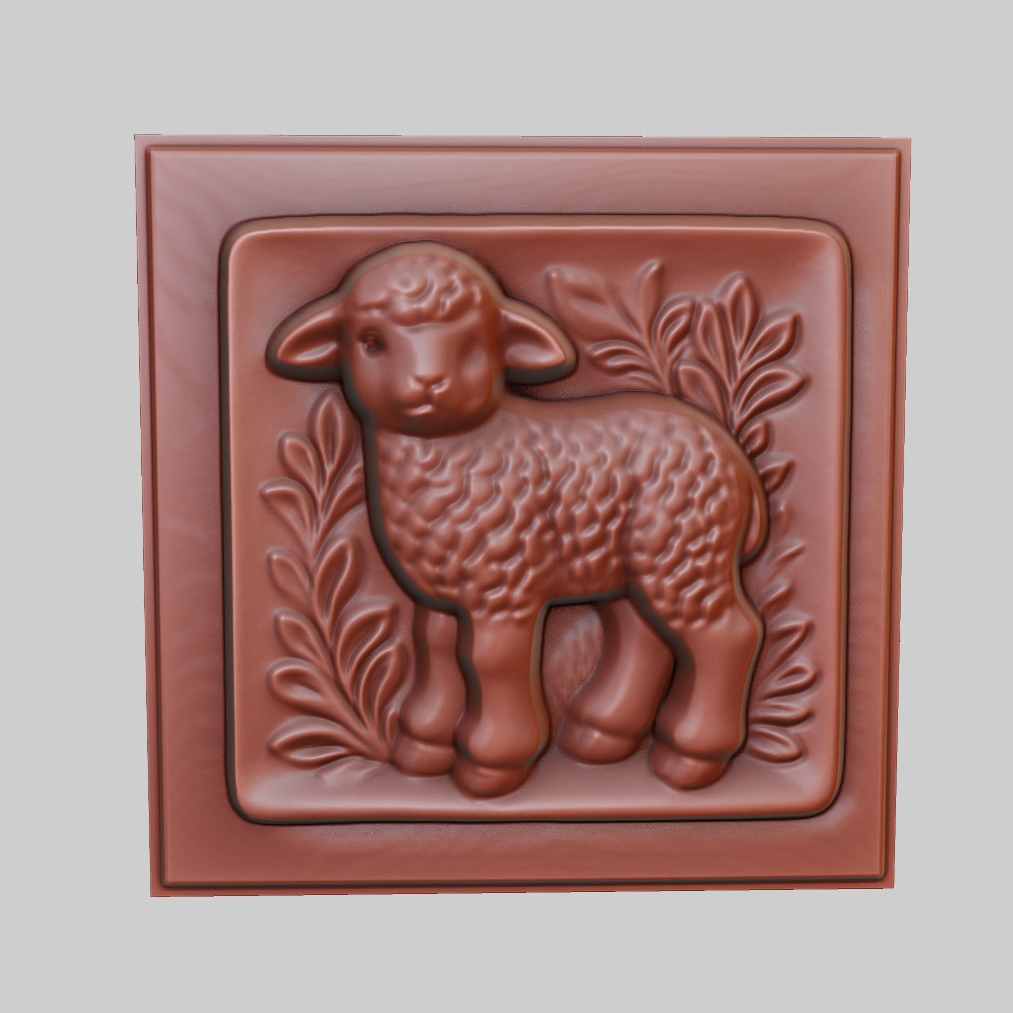 Lamb Animal 3D print model_2