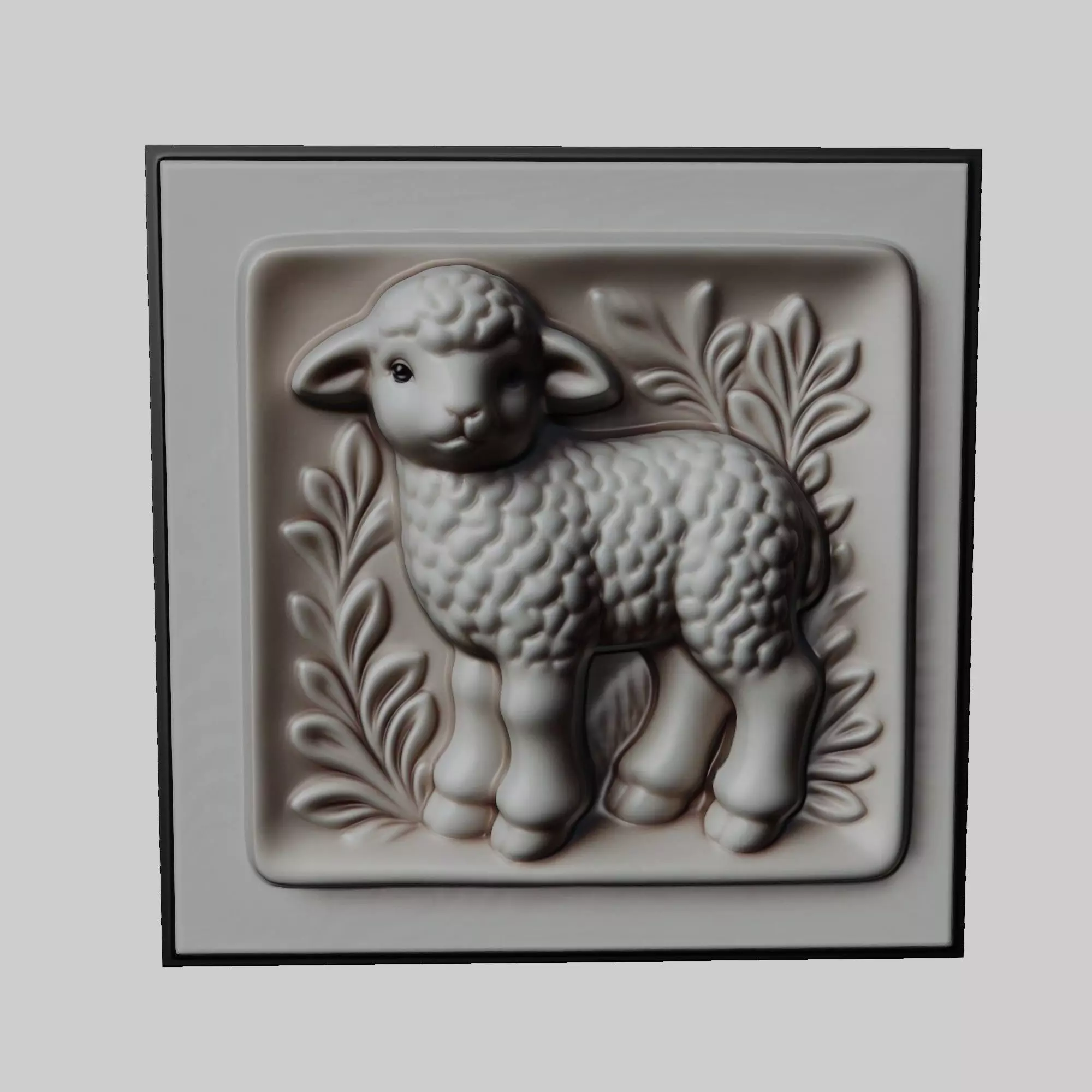 Lamb Animal 3D print model_0