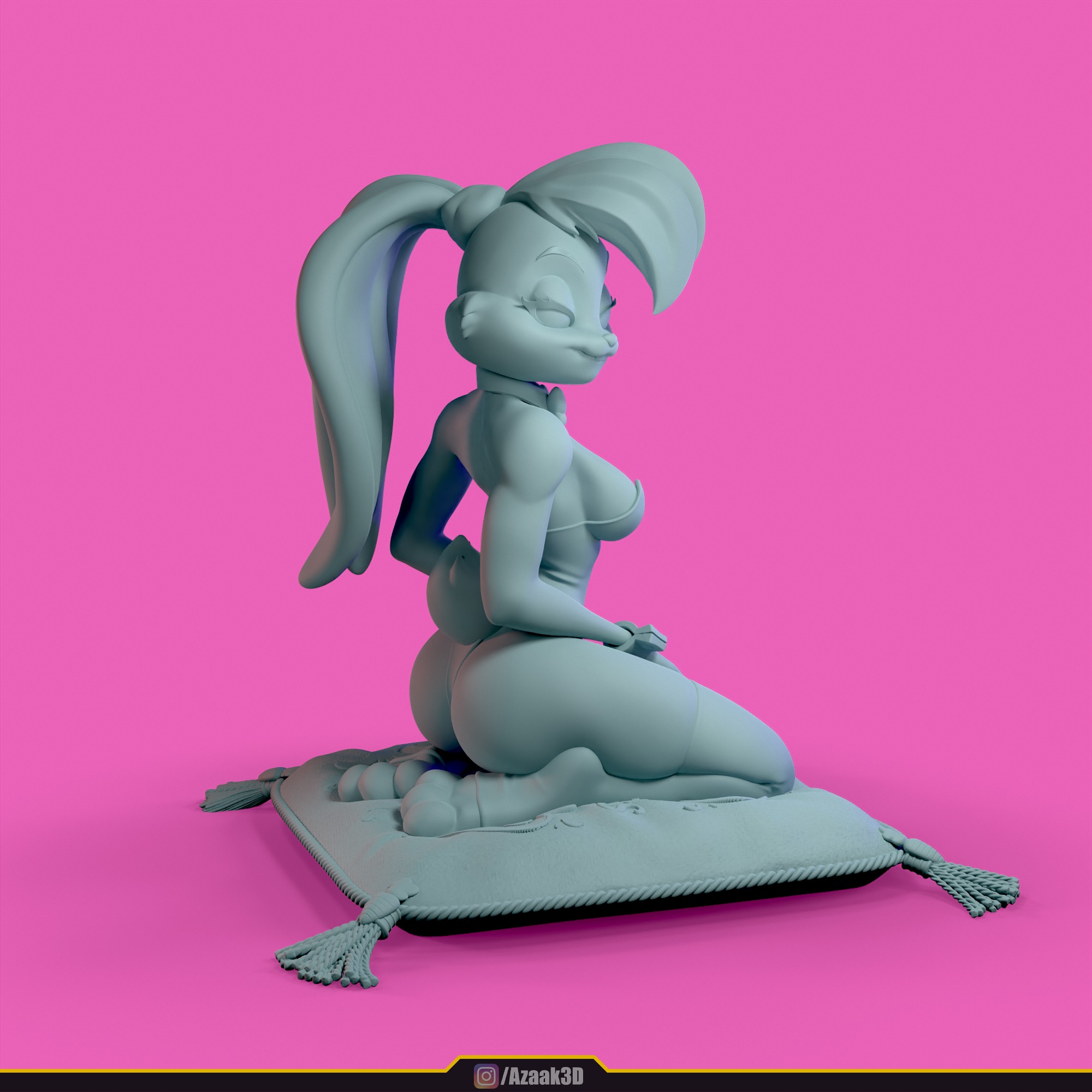 Lola Bunny - Bunnysuit Collection With NSFW variant 3D print model_48