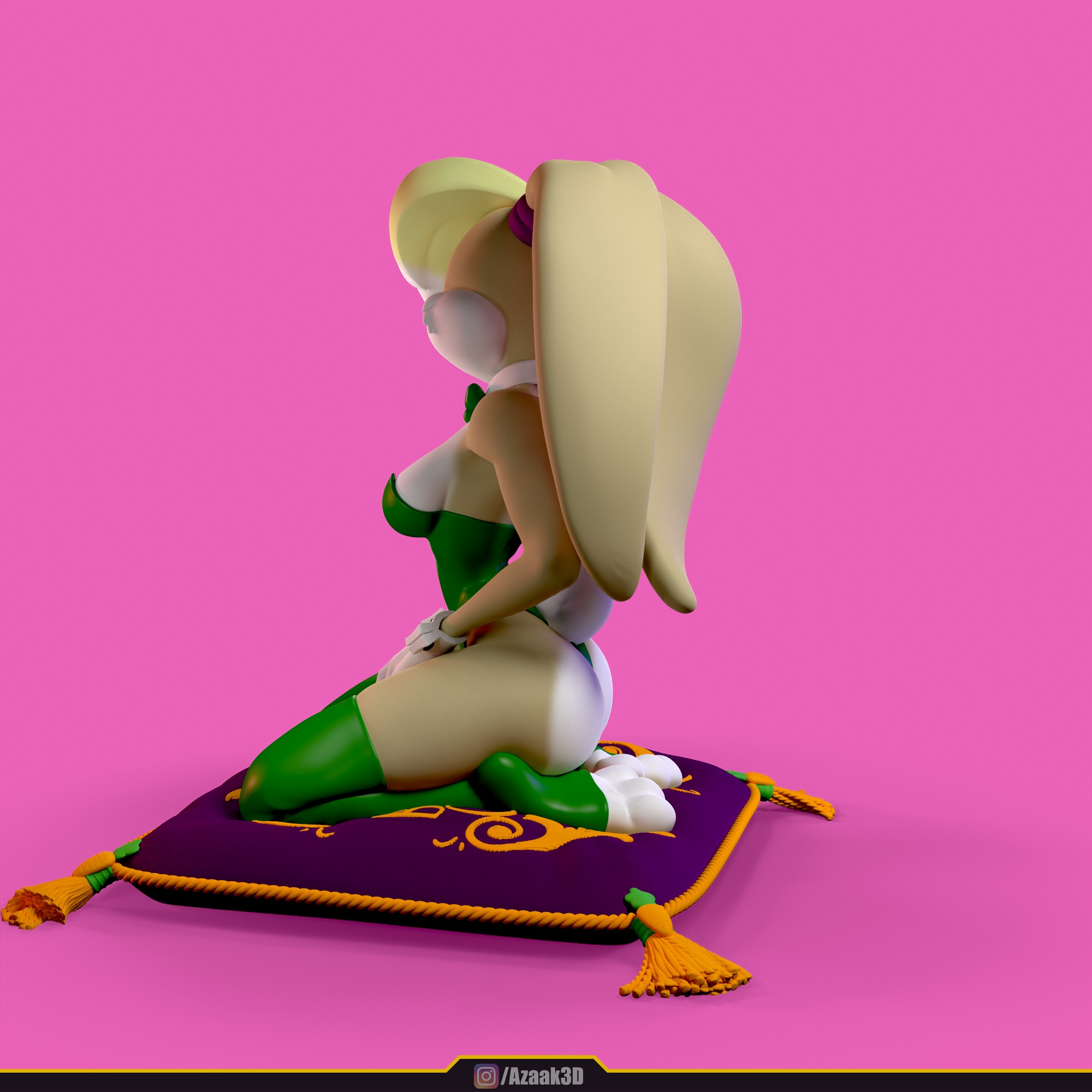 Lola Bunny - Bunnysuit Collection With NSFW variant 3D print model_20