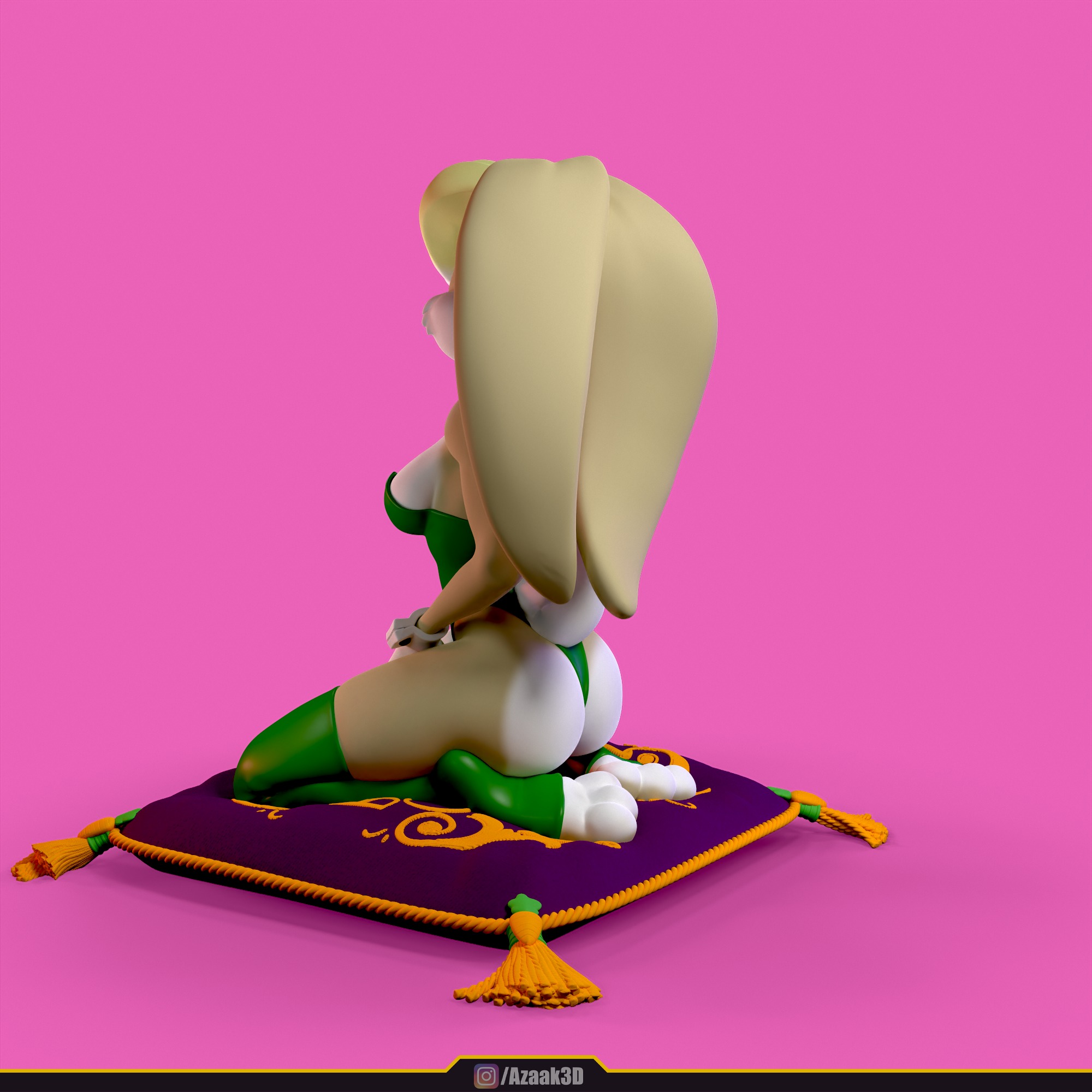Lola Bunny - Bunnysuit Collection With NSFW variant 3D print model_21