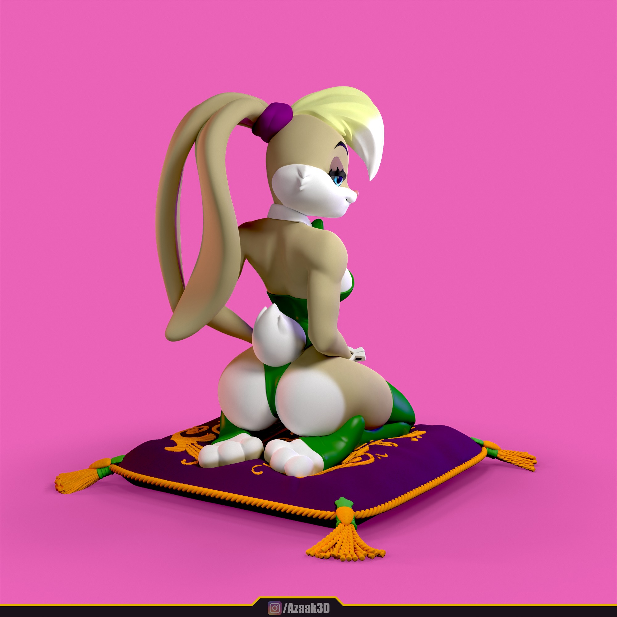 Lola Bunny - Bunnysuit Collection With NSFW variant 3D print model_26
