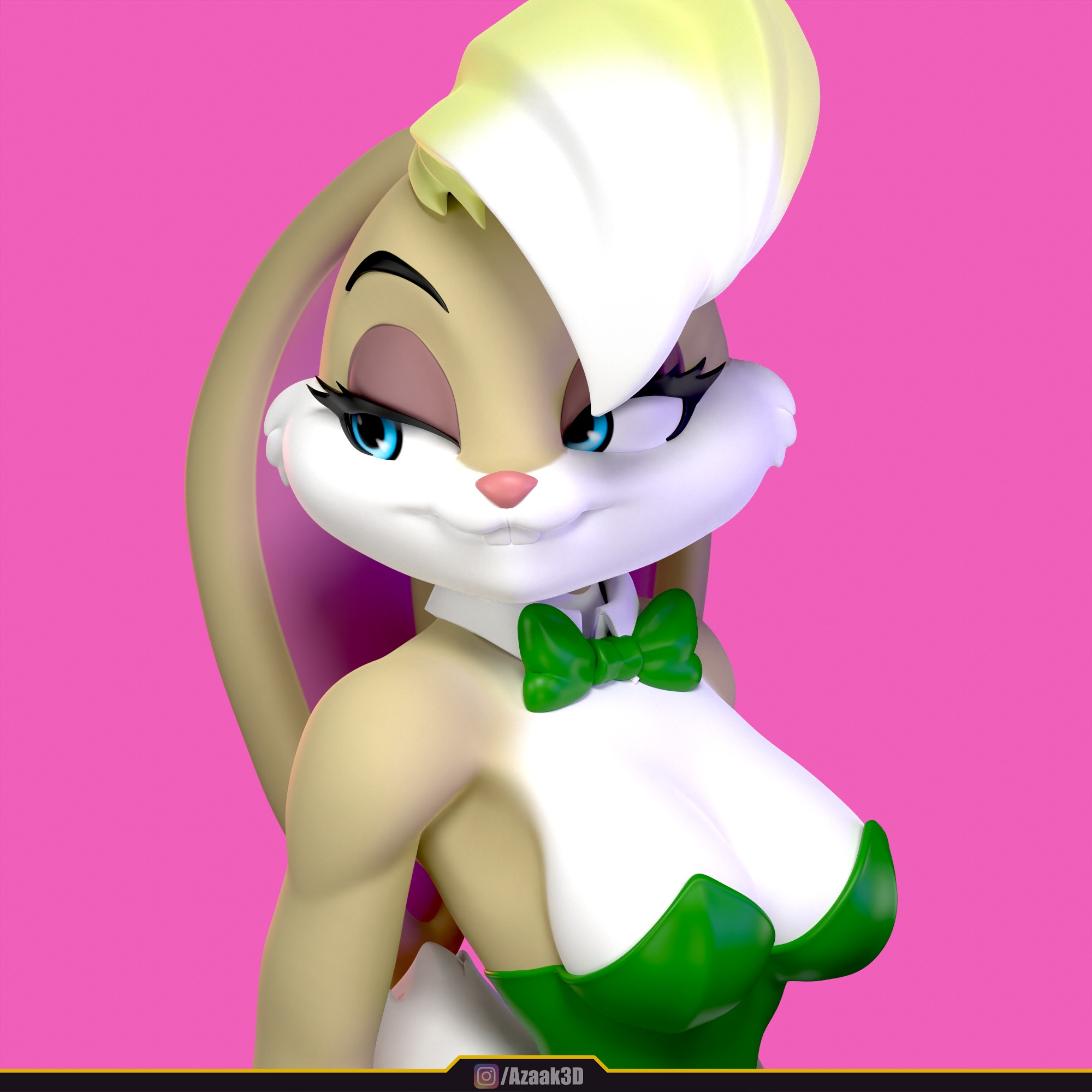 Lola Bunny - Bunnysuit Collection With NSFW variant 3D print model_8