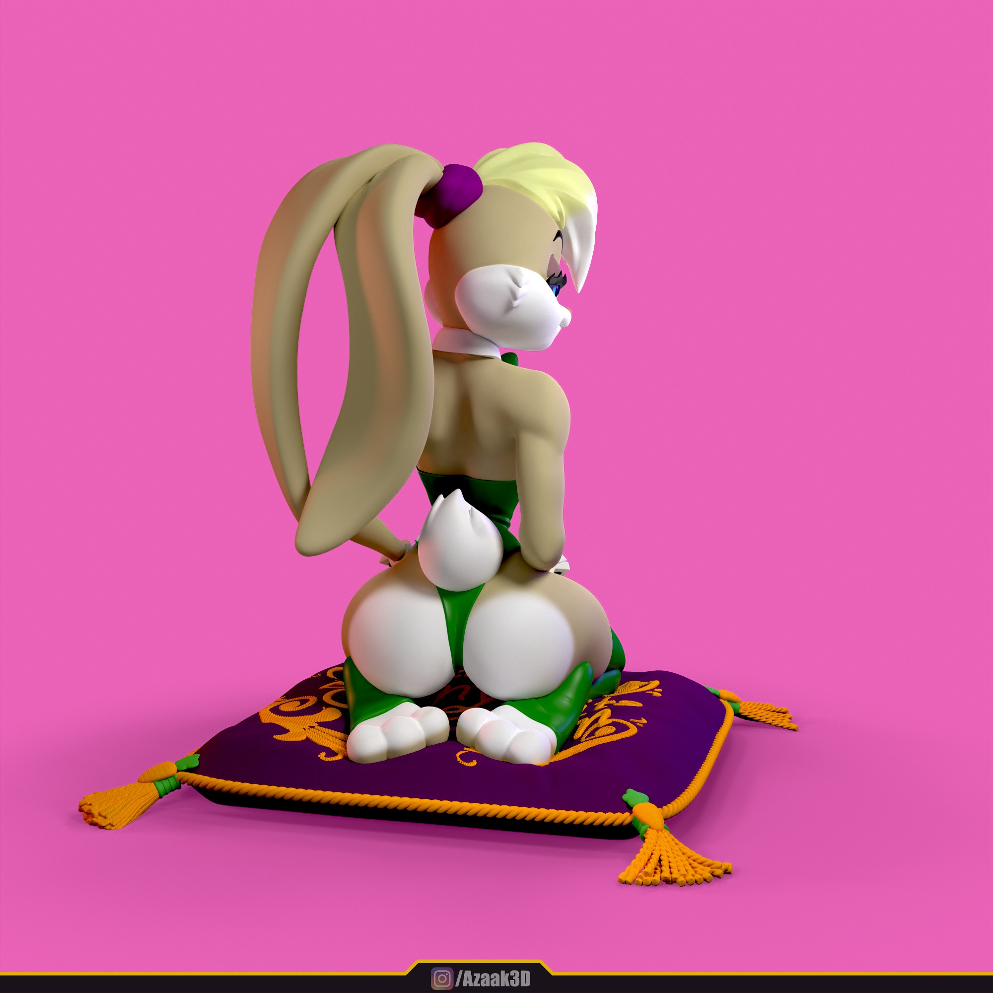 Lola Bunny - Bunnysuit Collection With NSFW variant 3D print model_25