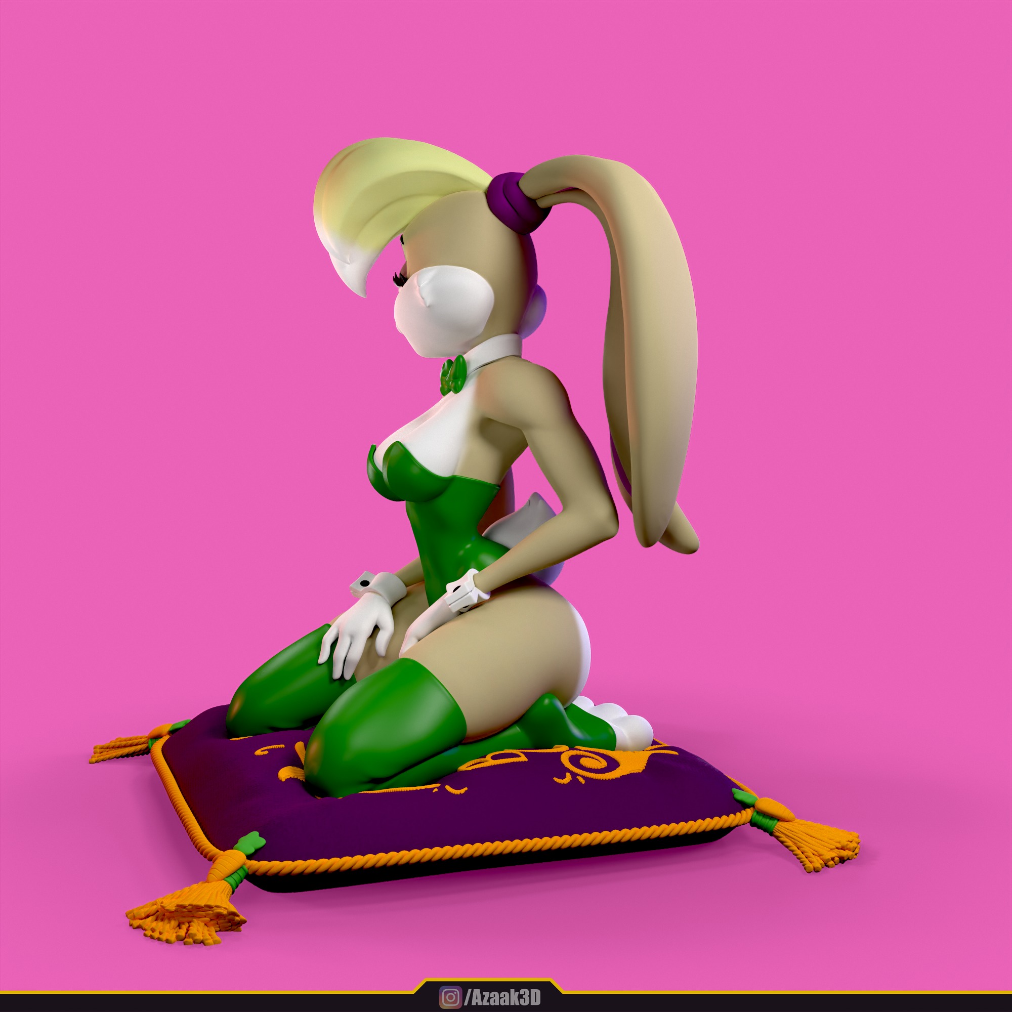 Lola Bunny - Bunnysuit Collection With NSFW variant 3D print model_18