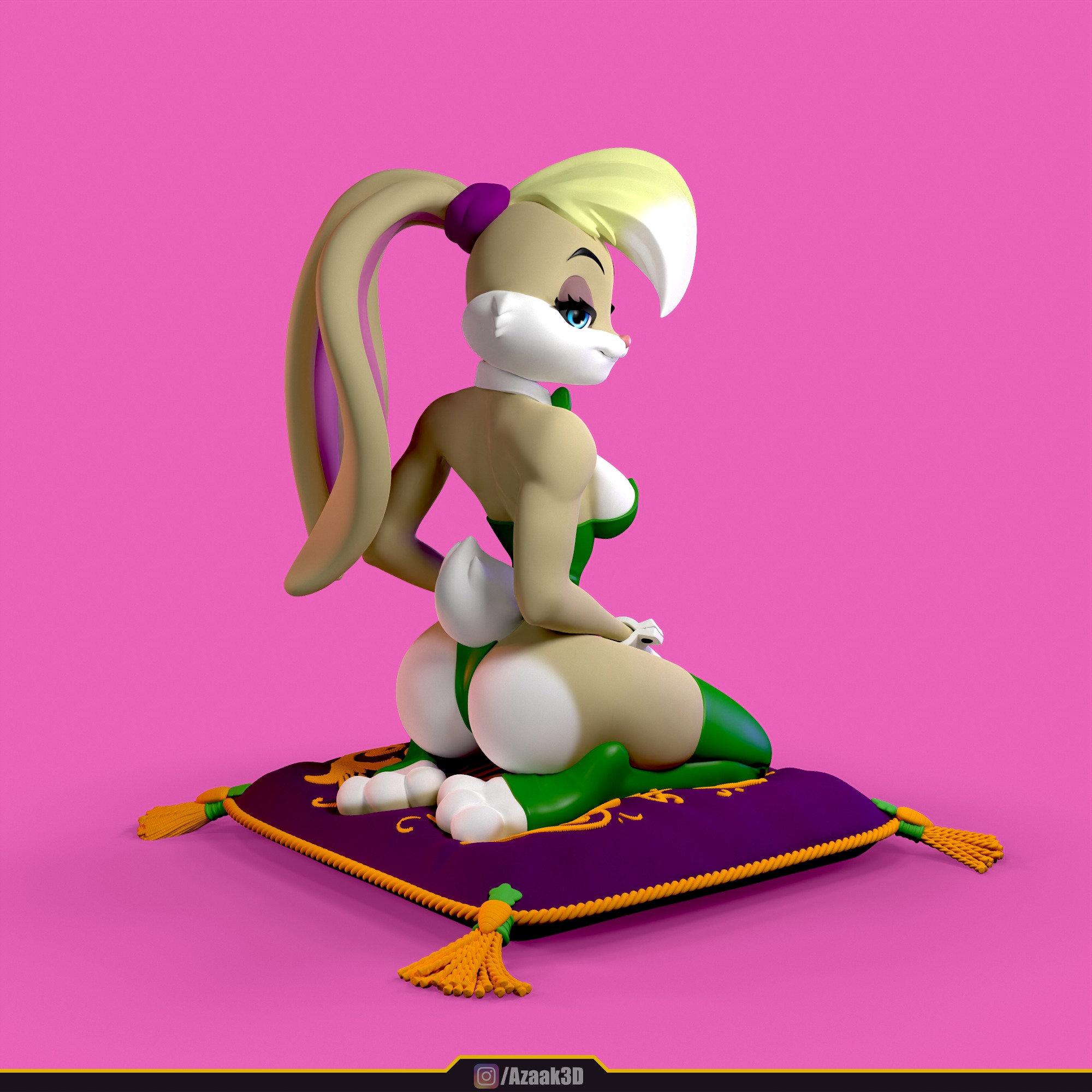 Lola Bunny - Bunnysuit Collection With NSFW variant 3D print model_27