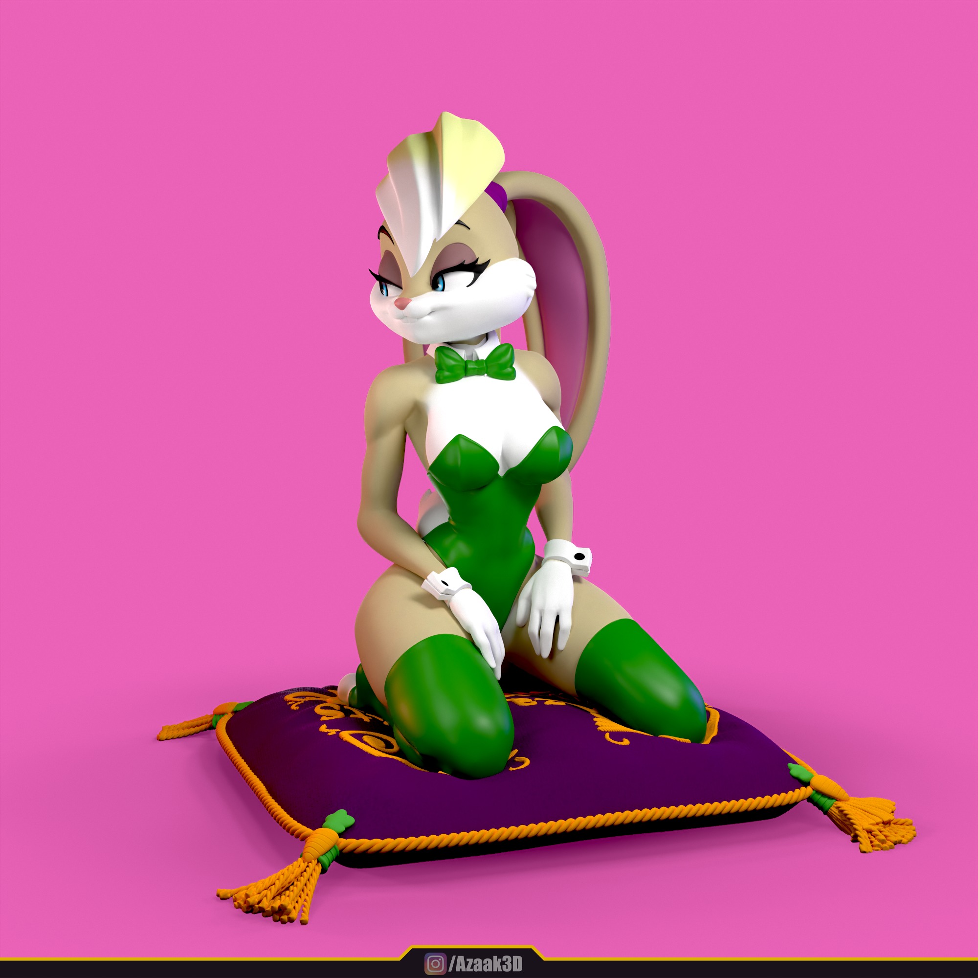 Lola Bunny - Bunnysuit Collection With NSFW variant 3D print model_13