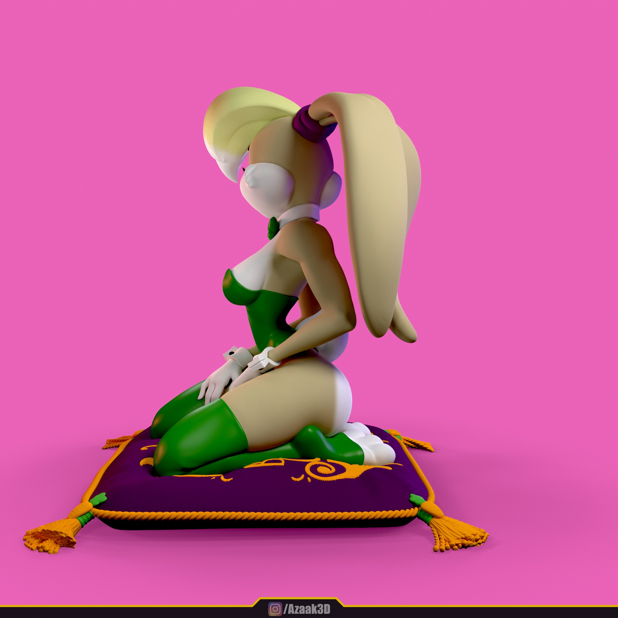 Lola Bunny - Bunnysuit Collection With NSFW variant 3D print model_19