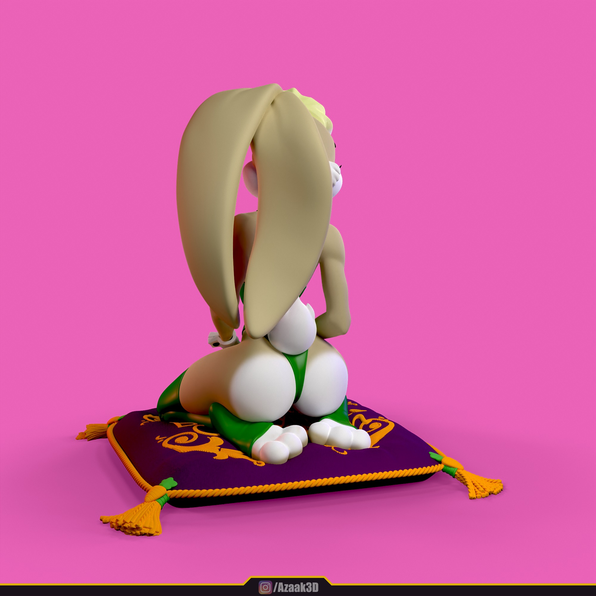 Lola Bunny - Bunnysuit Collection With NSFW variant 3D print model_23