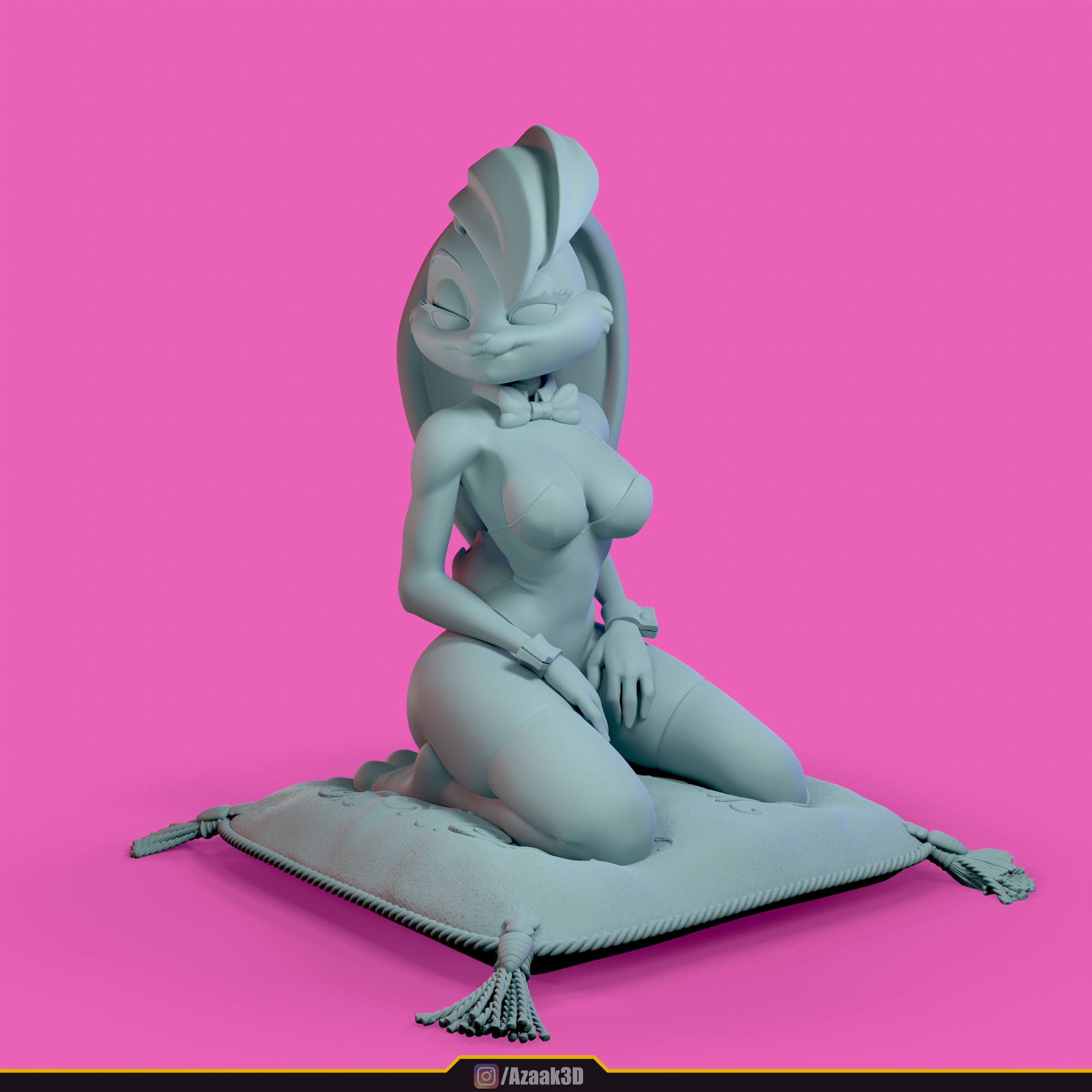 Lola Bunny - Bunnysuit Collection With NSFW variant 3D print model_32