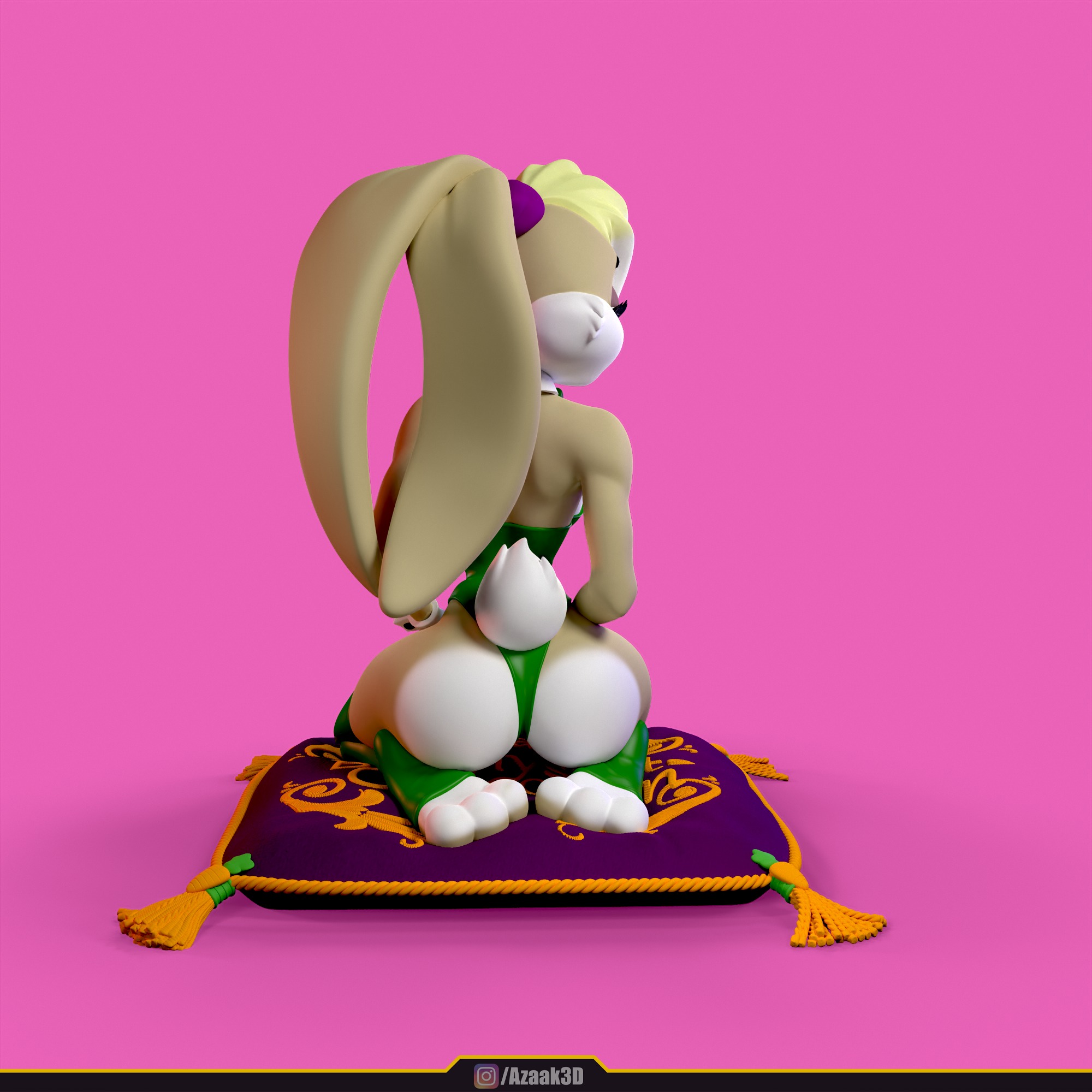 Lola Bunny - Bunnysuit Collection With NSFW variant 3D print model_24