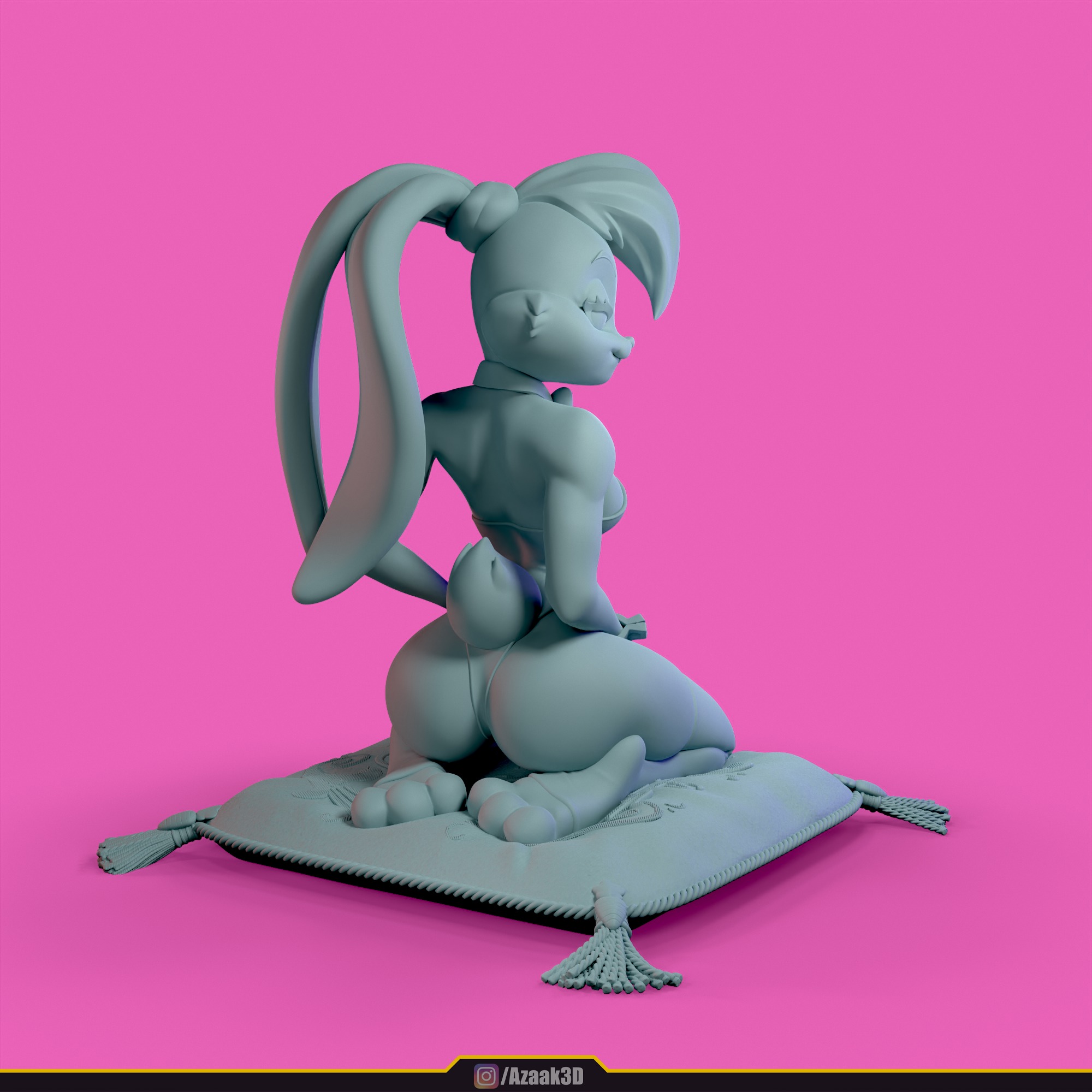 Lola Bunny - Bunnysuit Collection With NSFW variant 3D print model_46