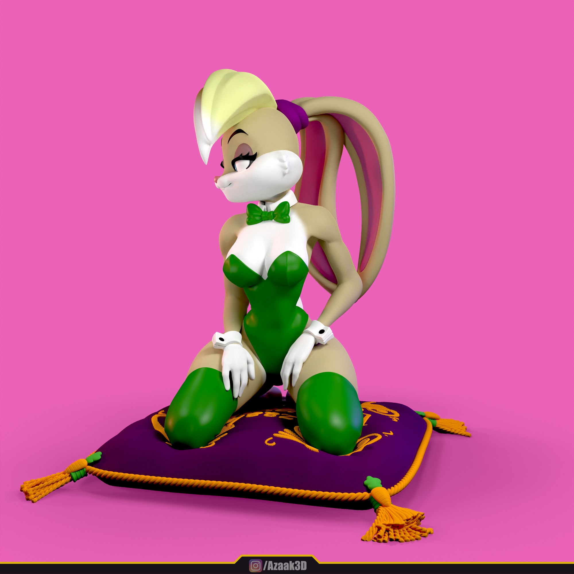 Lola Bunny - Bunnysuit Collection With NSFW variant 3D print model_15