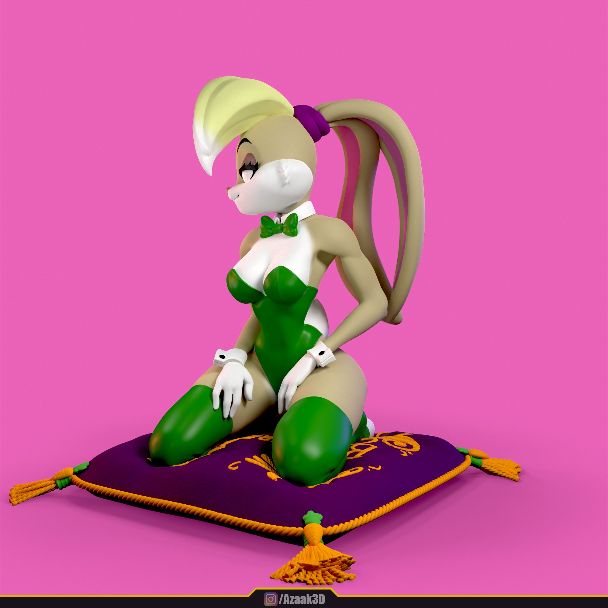 Lola Bunny - Bunnysuit Collection With NSFW variant 3D print model_16