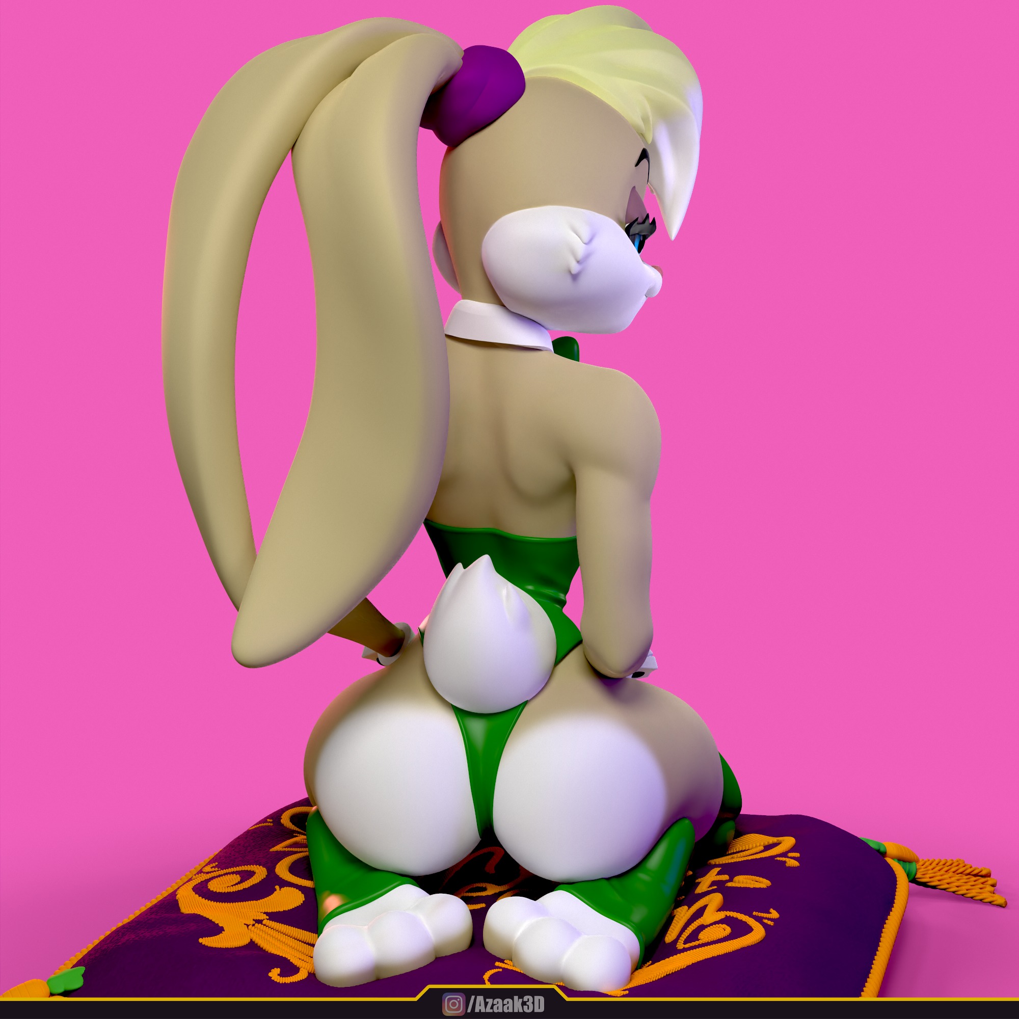 Lola Bunny - Bunnysuit Collection With NSFW variant 3D print model_7