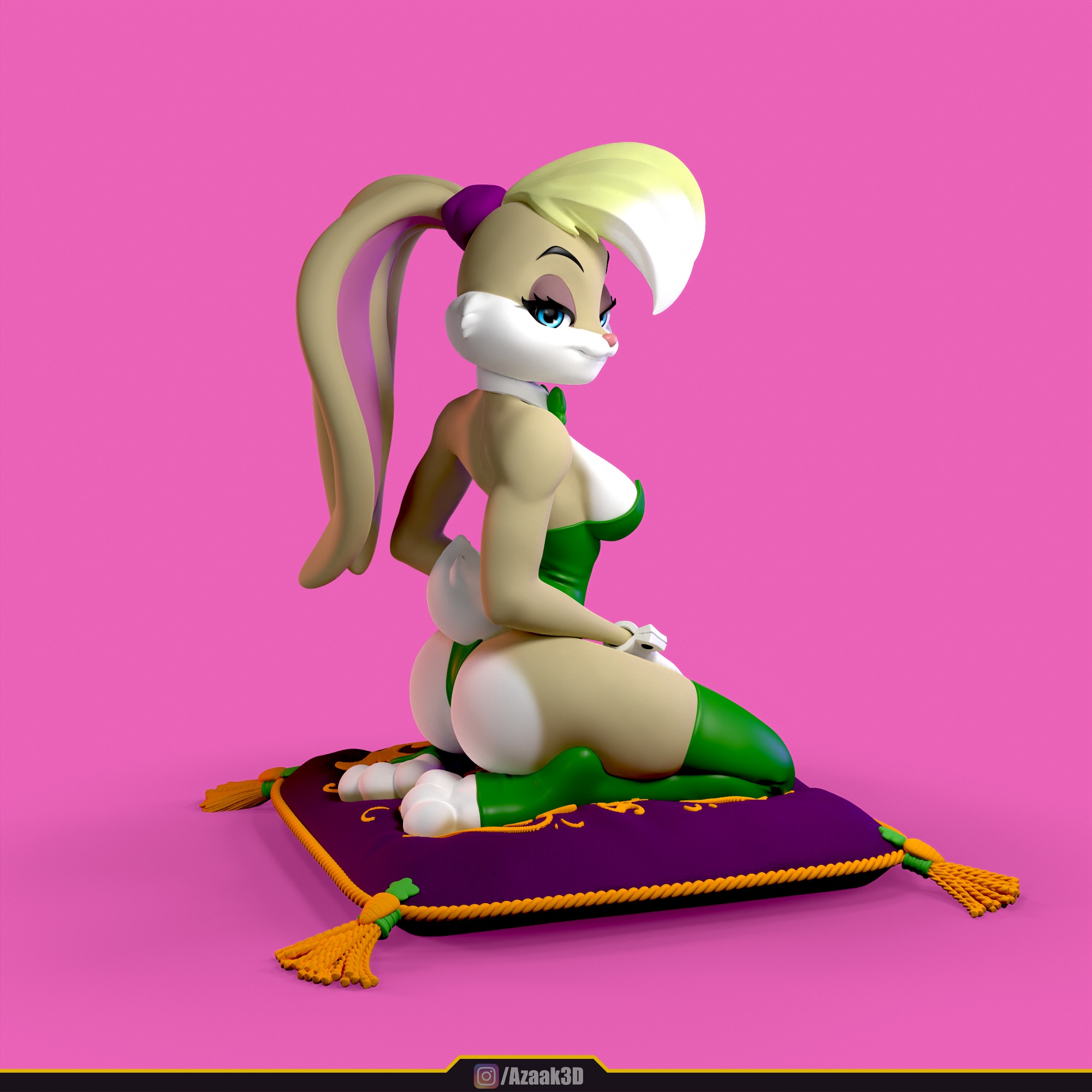 Lola Bunny - Bunnysuit Collection With NSFW variant 3D print model_28