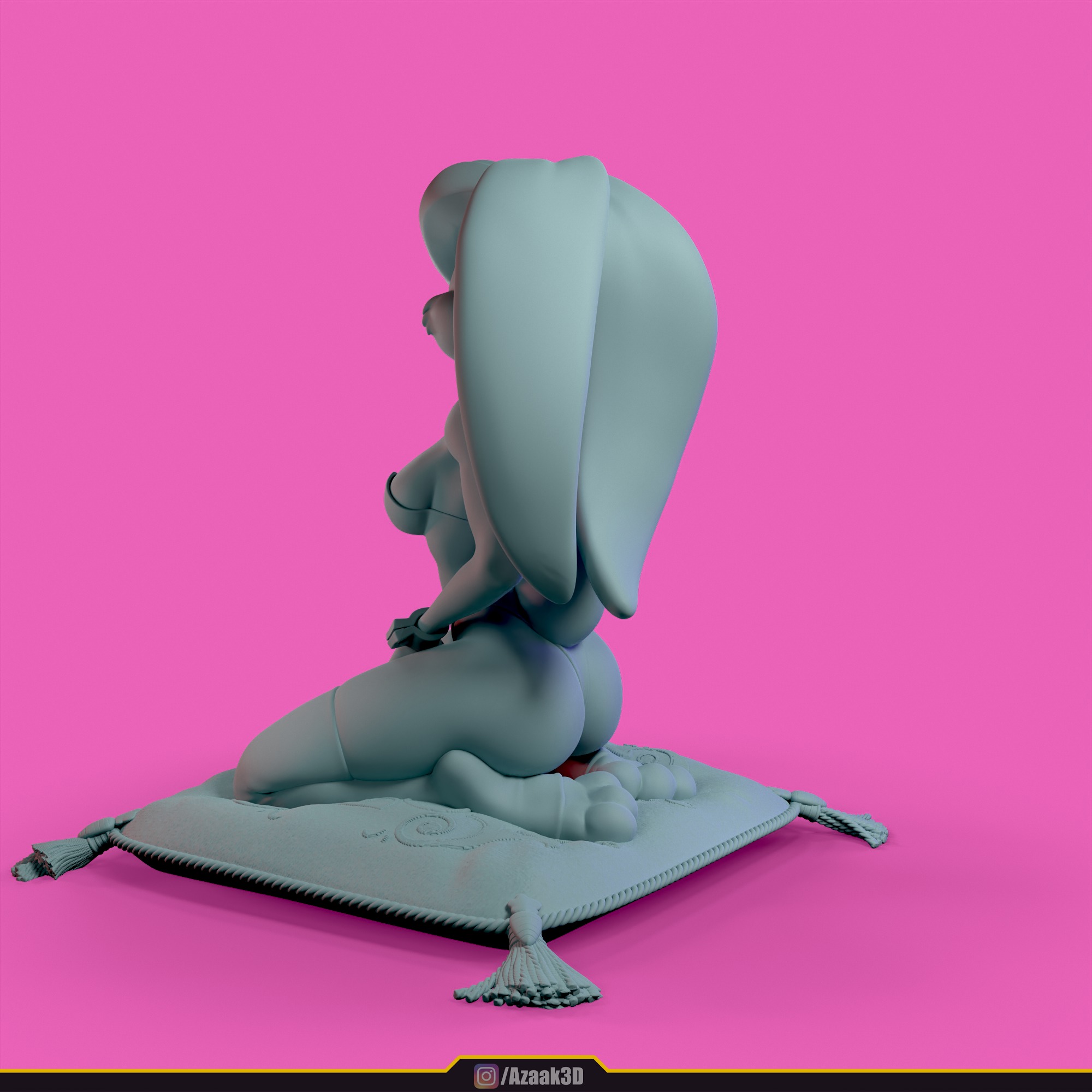 Lola Bunny - Bunnysuit Collection With NSFW variant 3D print model_41