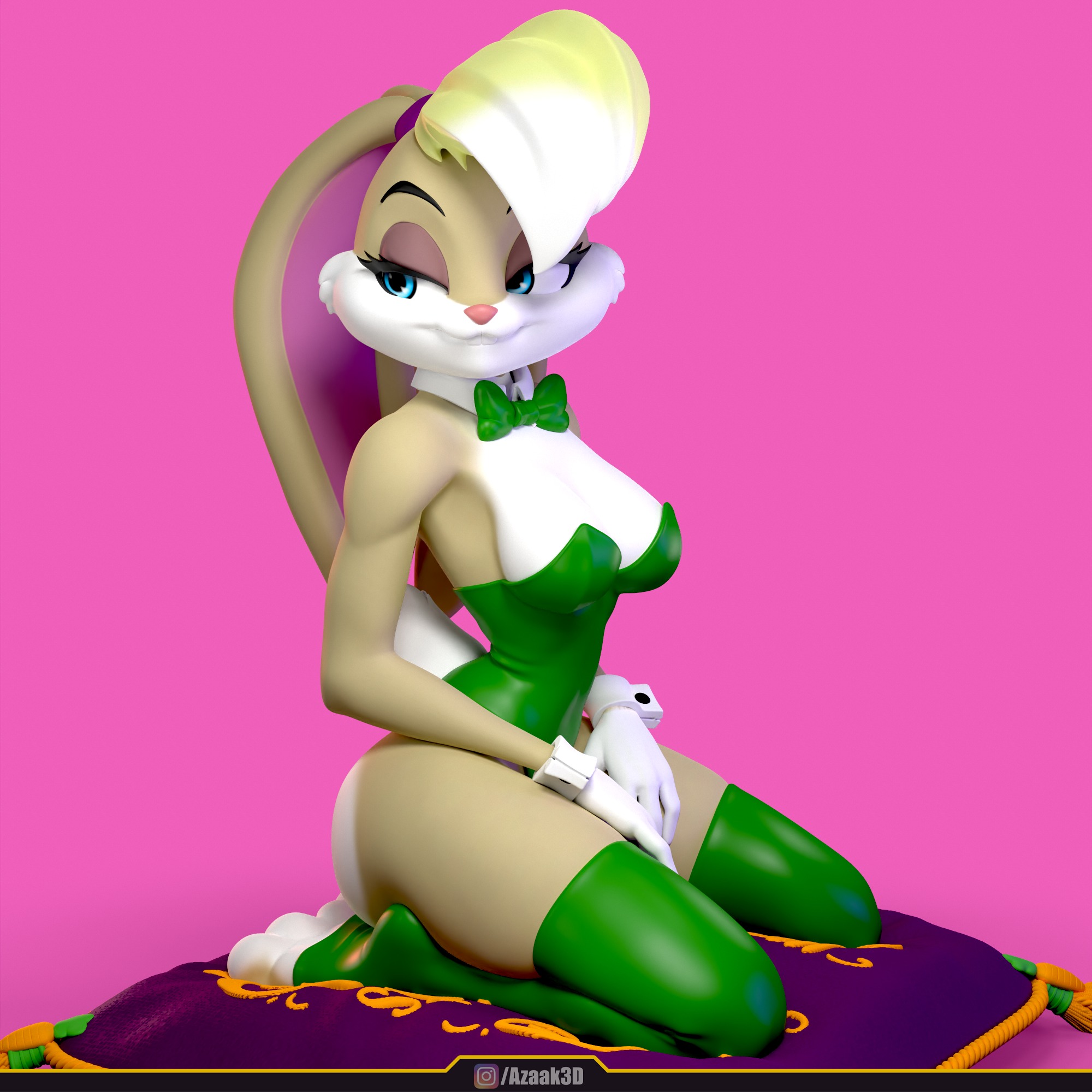 Lola Bunny - Bunnysuit Collection With NSFW variant 3D print model_6