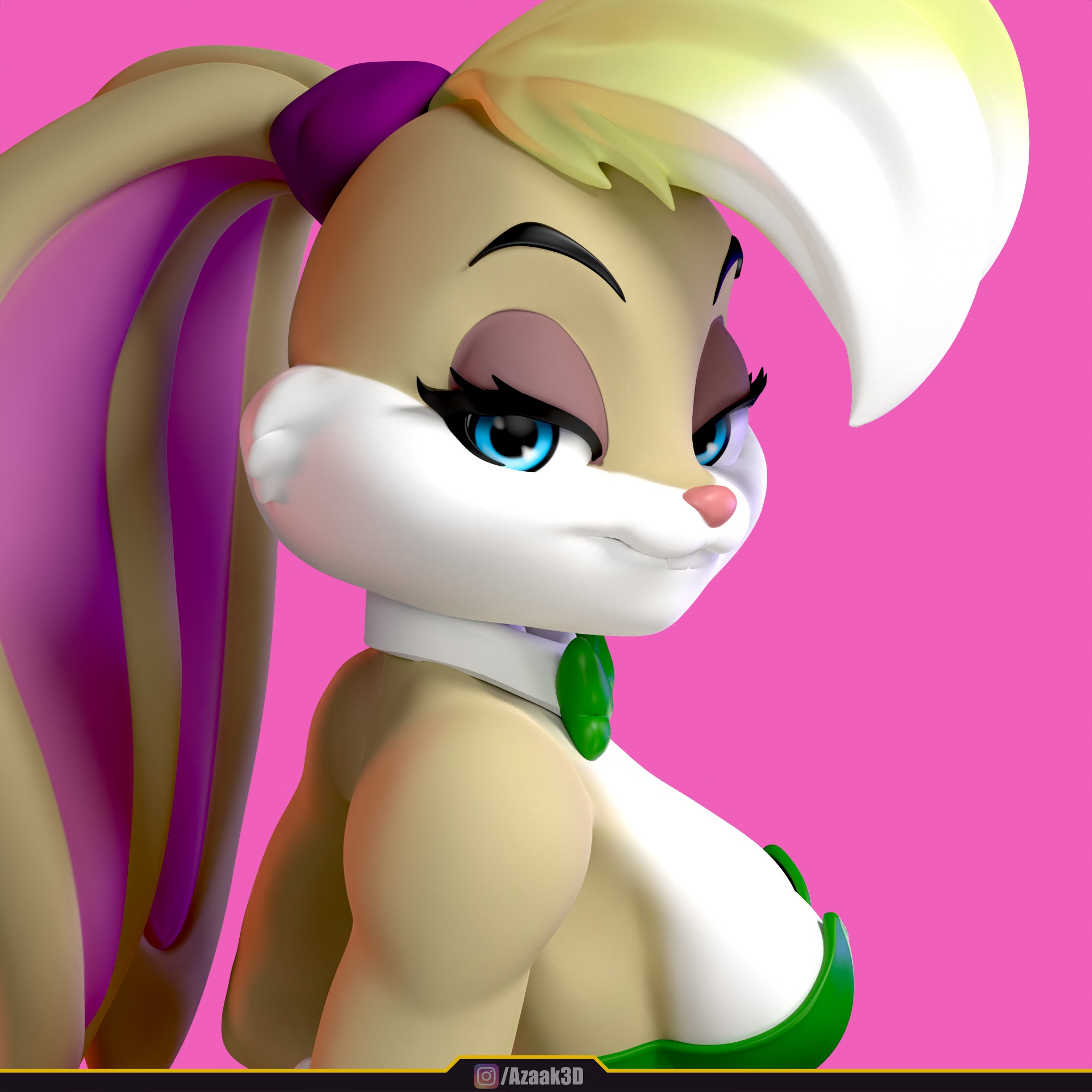 Lola Bunny - Bunnysuit Collection With NSFW variant 3D print model_5