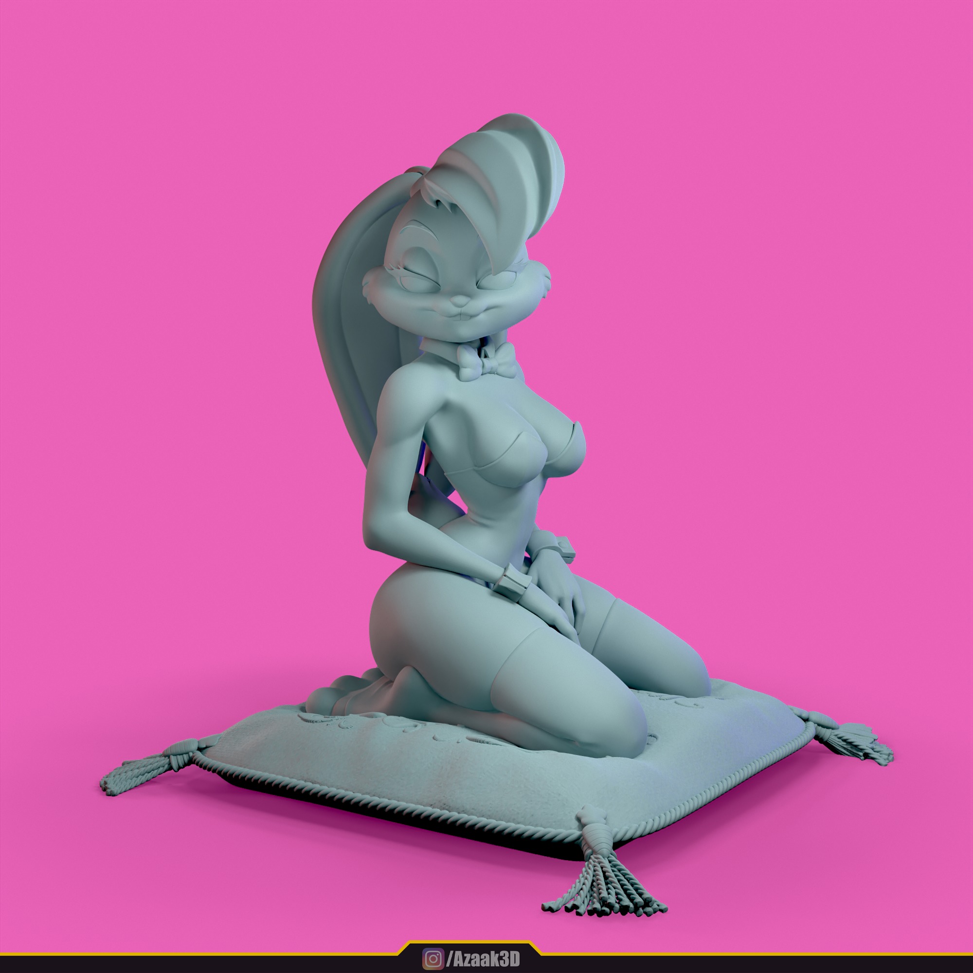 Lola Bunny - Bunnysuit Collection With NSFW variant 3D print model_31