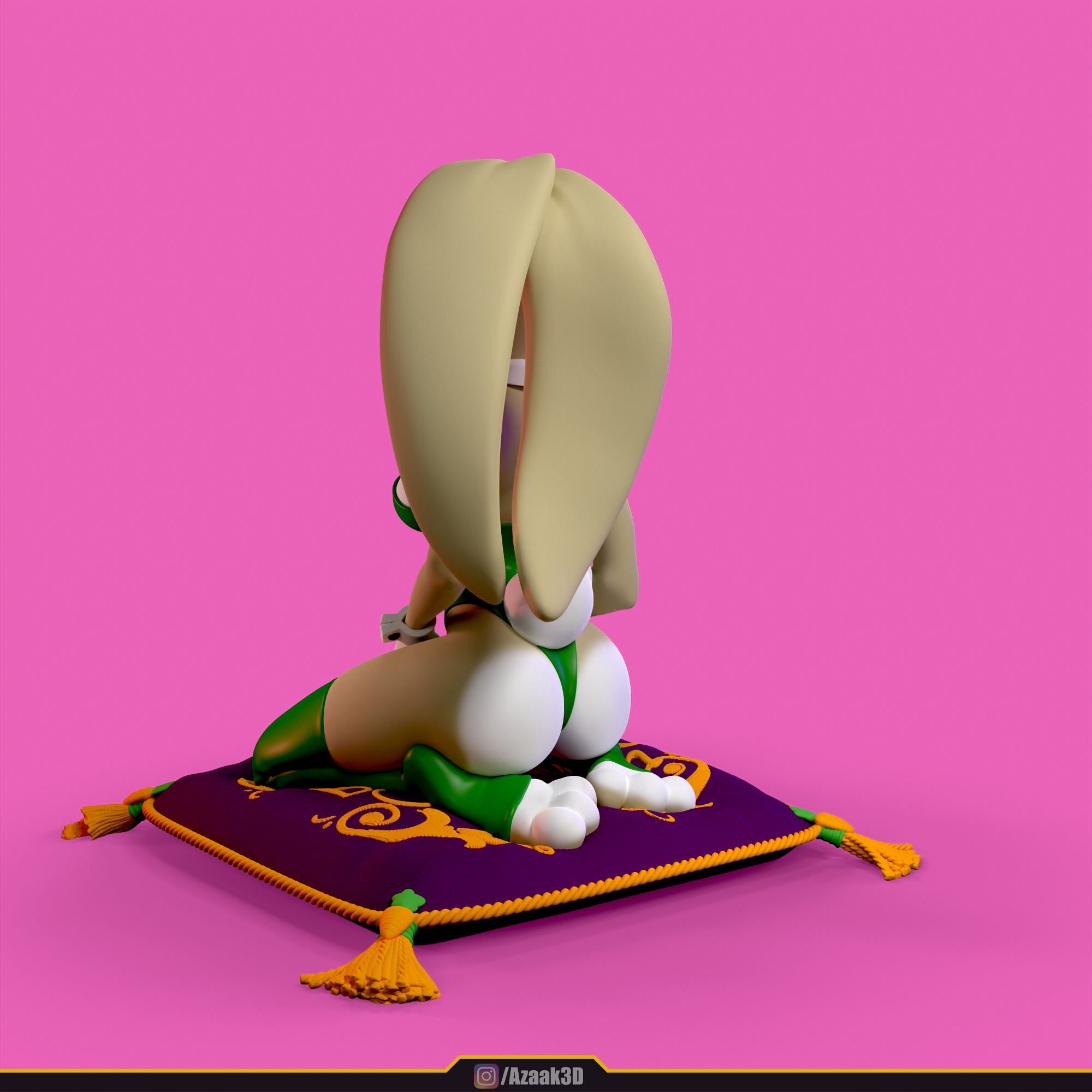 Lola Bunny - Bunnysuit Collection With NSFW variant 3D print model_22