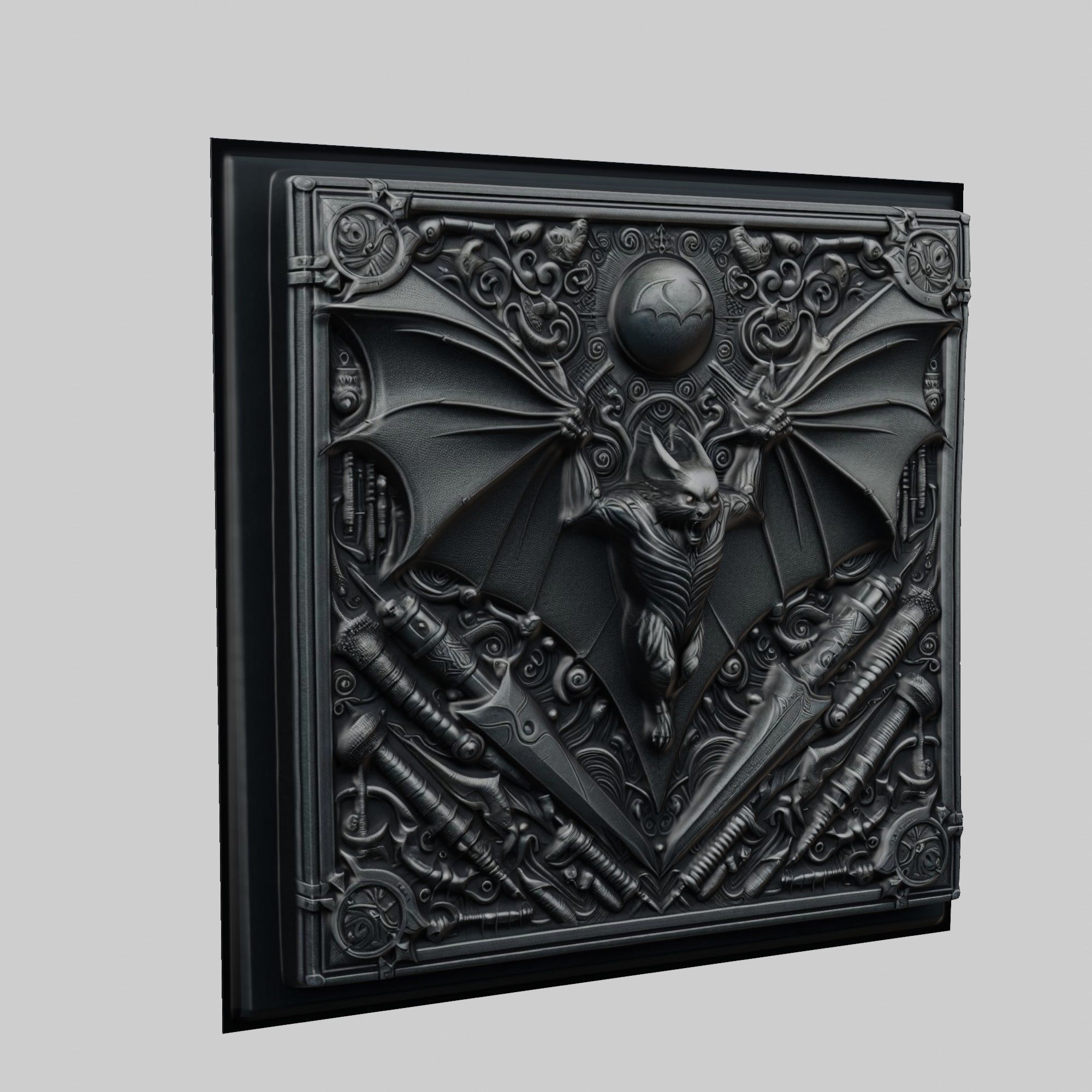 Bat Animal 3D print model_1