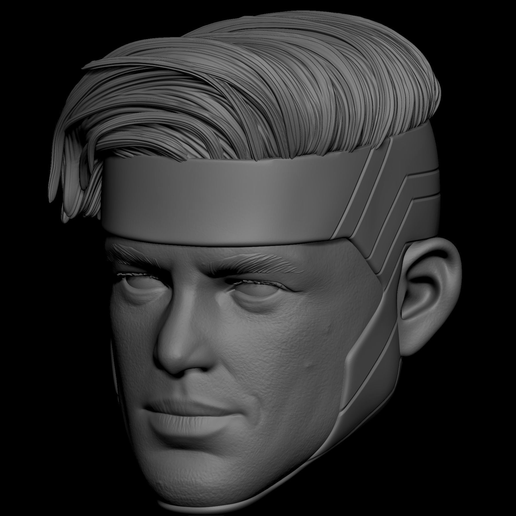 GAMBIT - HEAD CUSTOM 3D print model_2