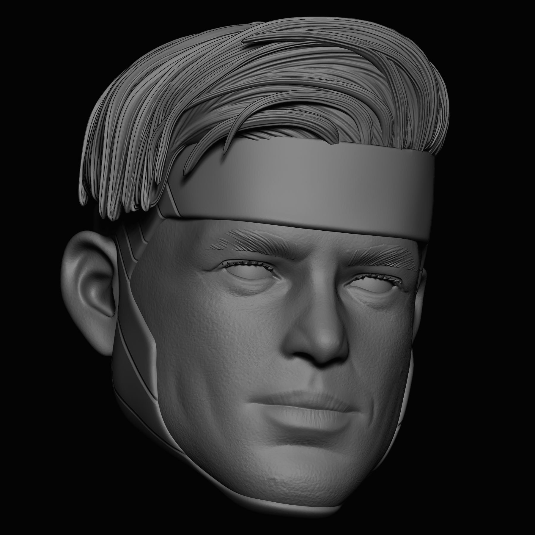 GAMBIT - HEAD CUSTOM 3D print model_4