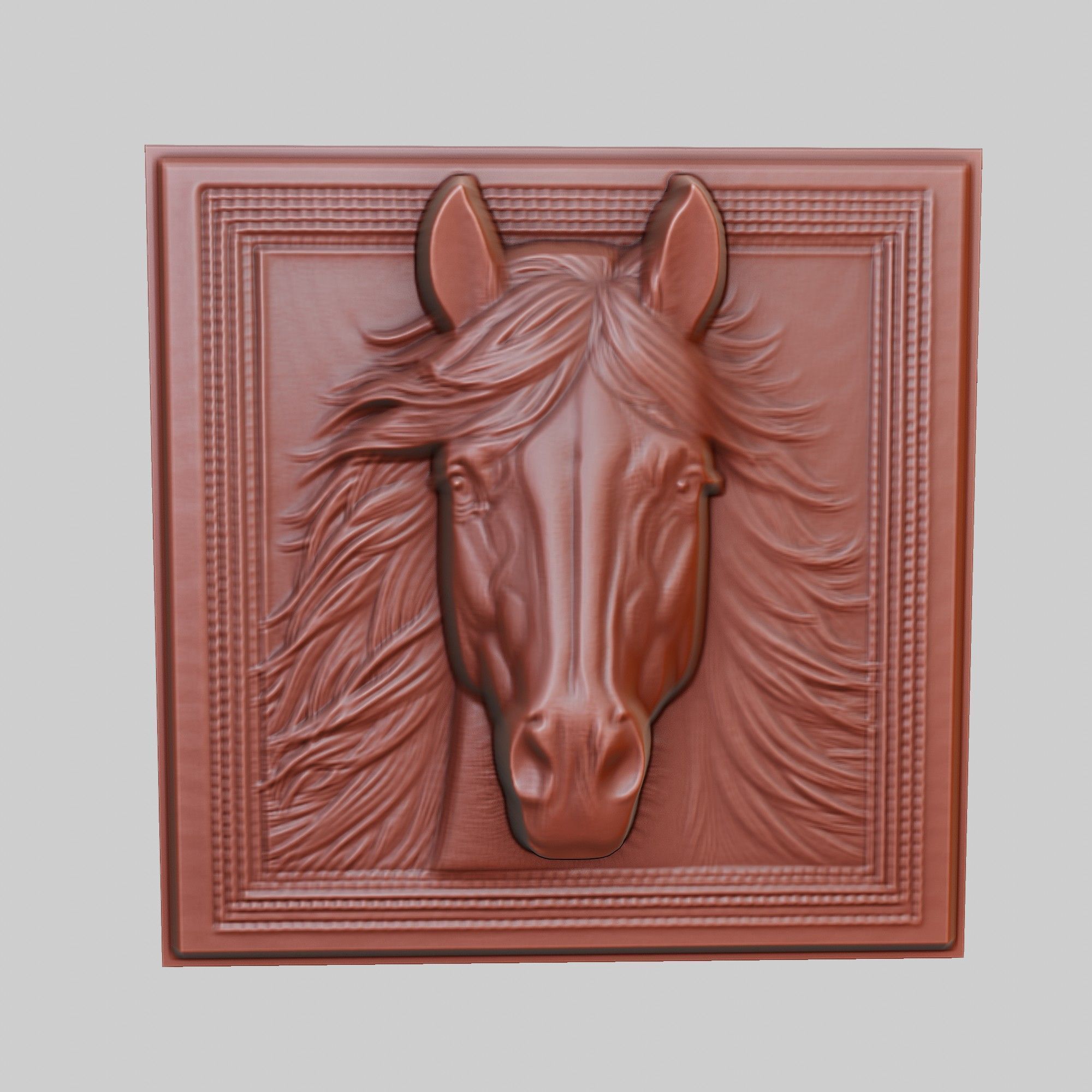 Horse Animal 3D print model_2