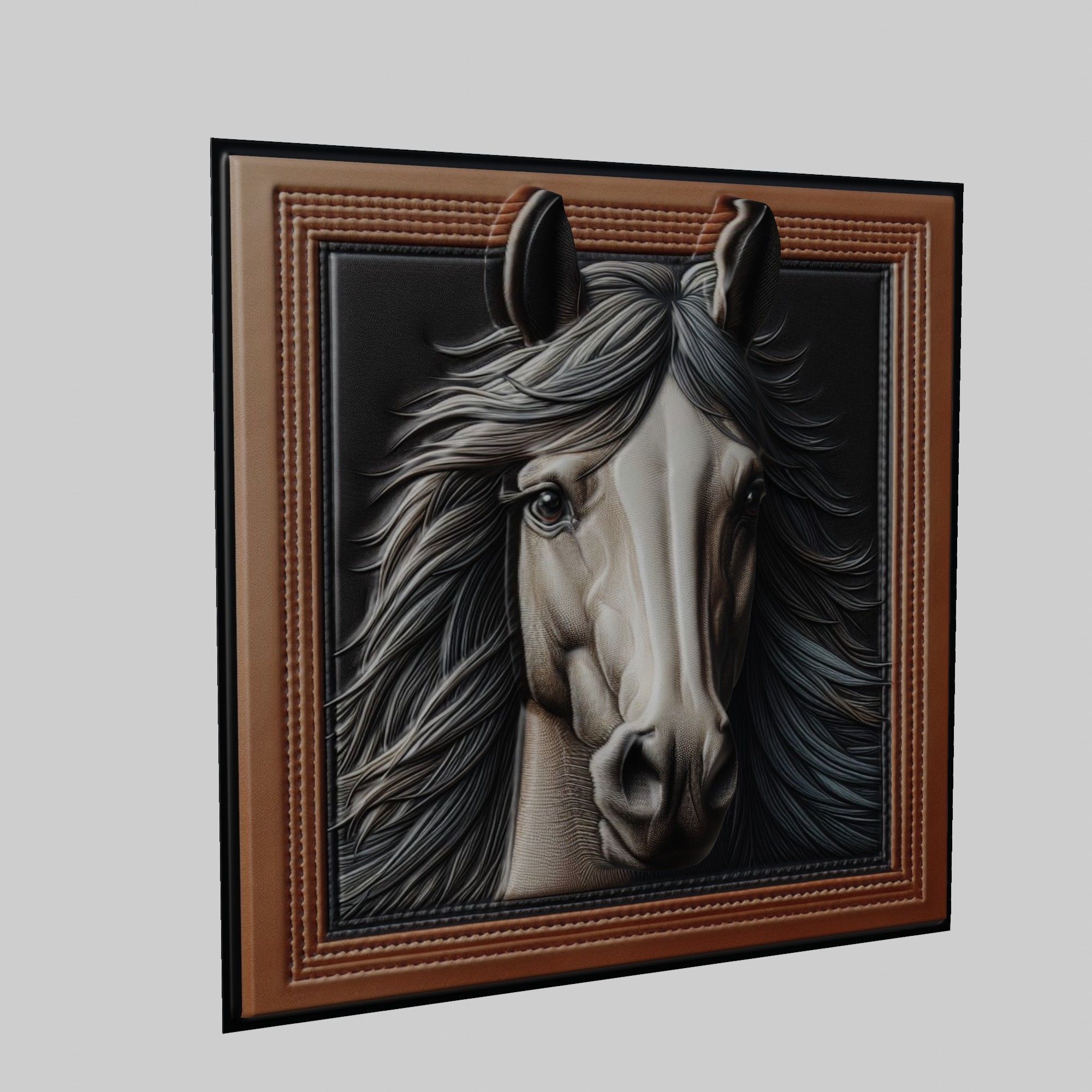 Horse Animal 3D print model_1
