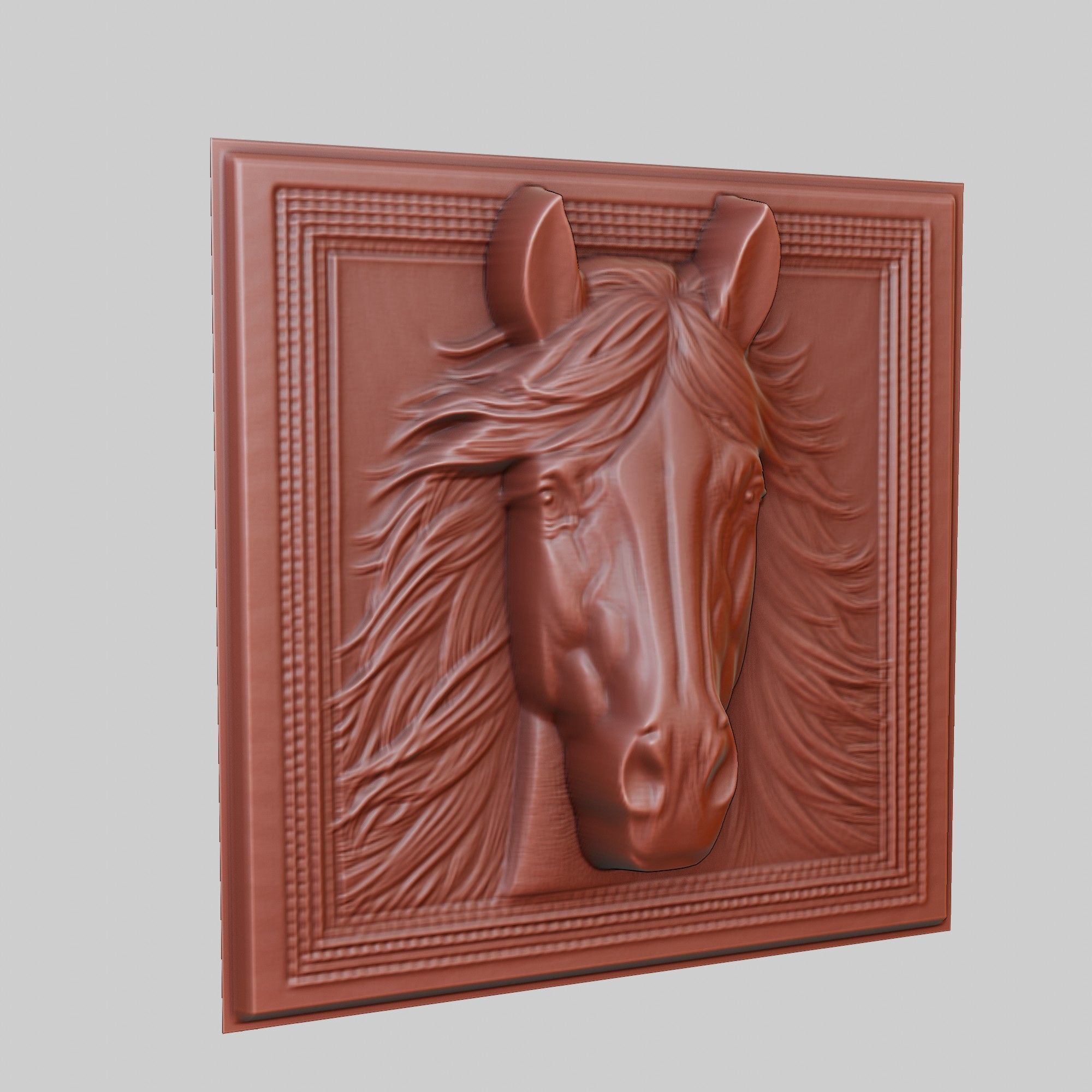 Horse Animal 3D print model_3