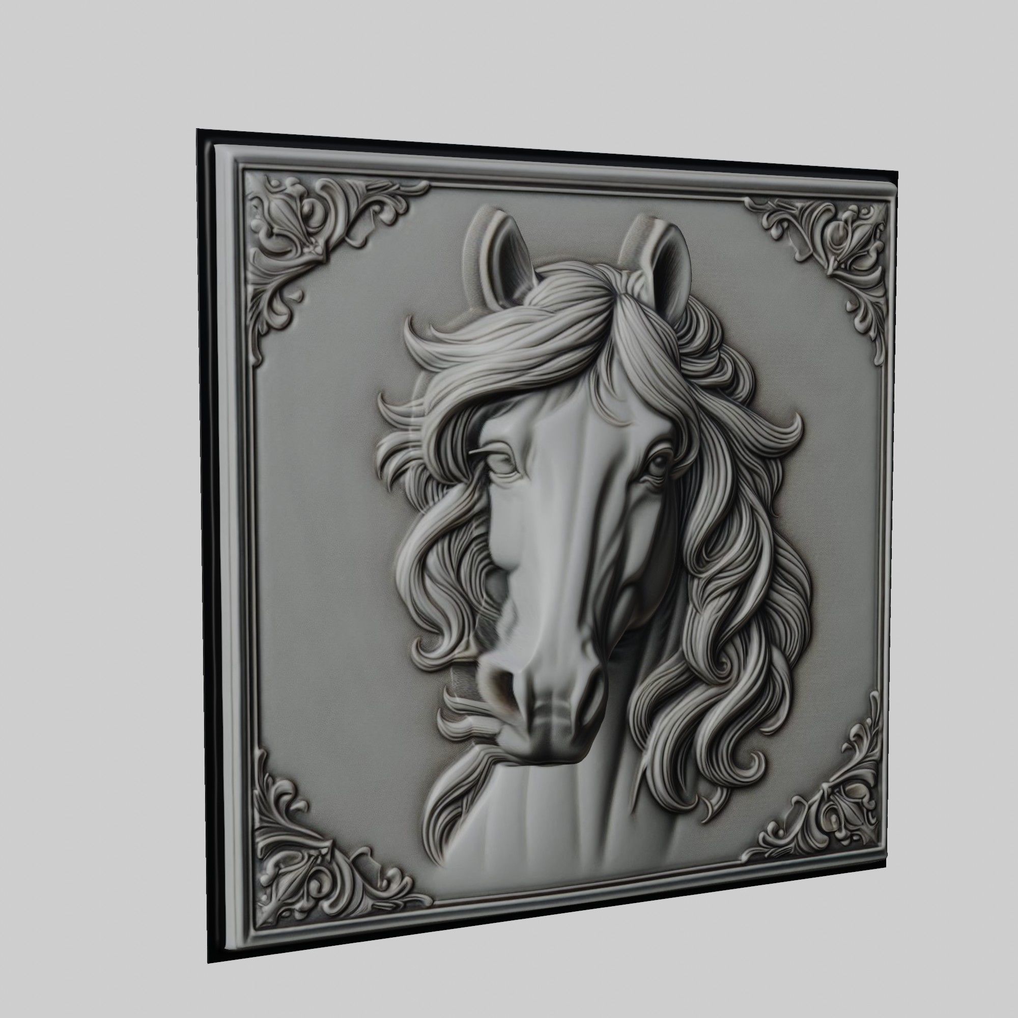 Horse Animal 3D print model_1