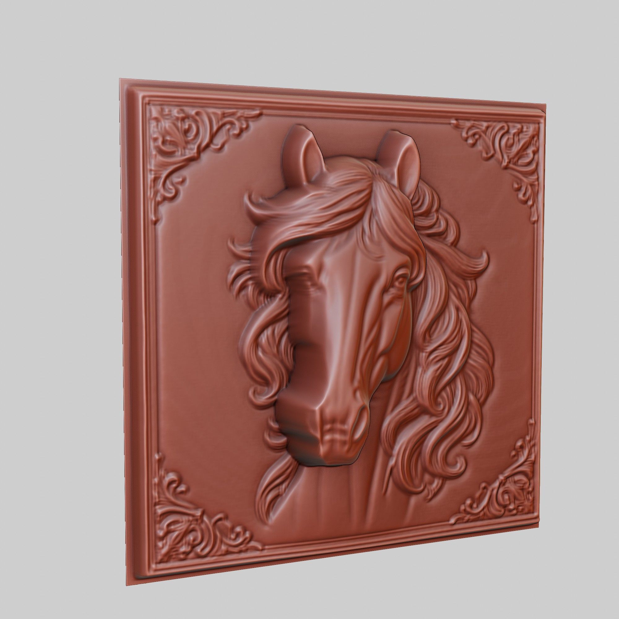 Horse Animal 3D print model_3
