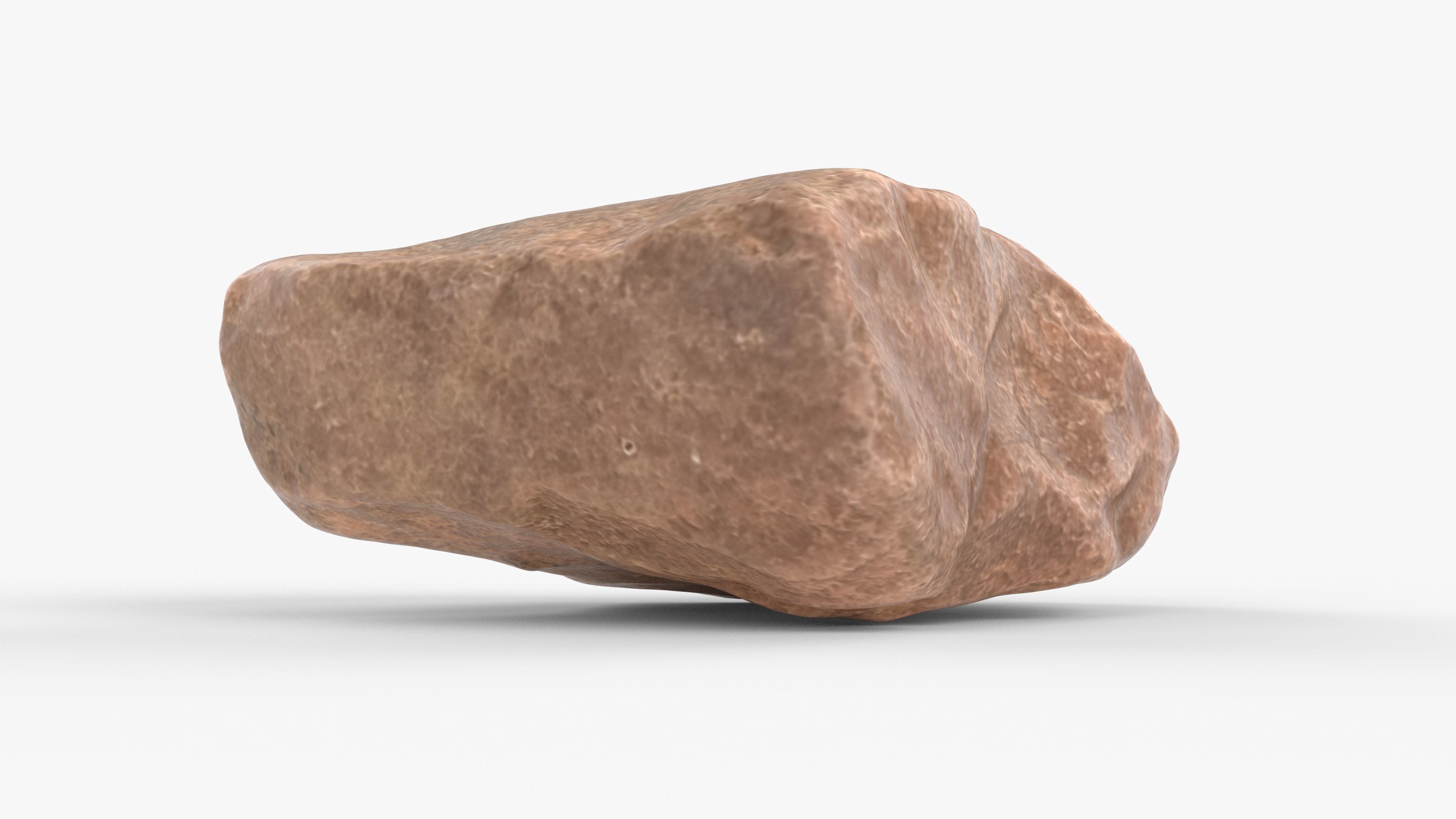 Photorealistic 3D scan of rock stone Low-poly 3D model_8