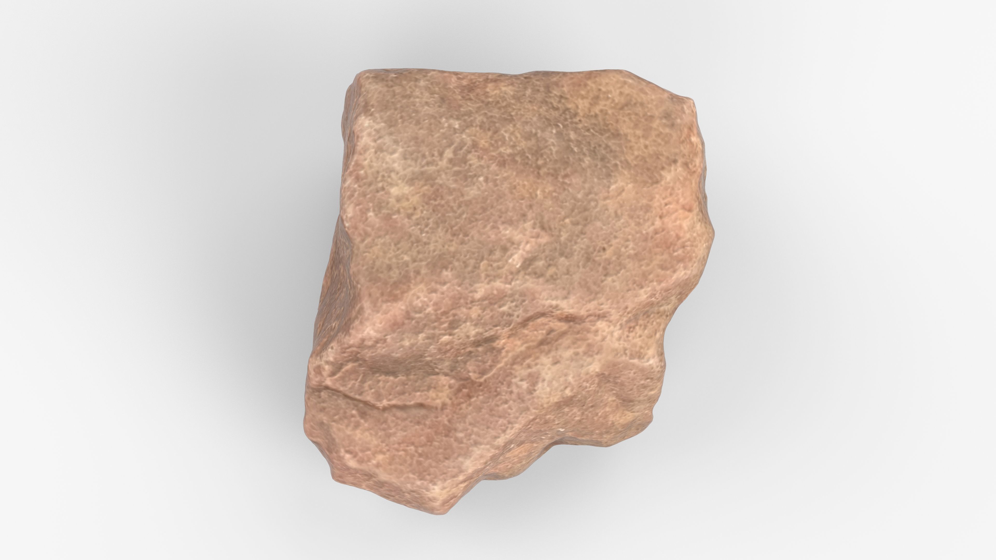 Photorealistic 3D scan of rock stone Low-poly 3D model_13