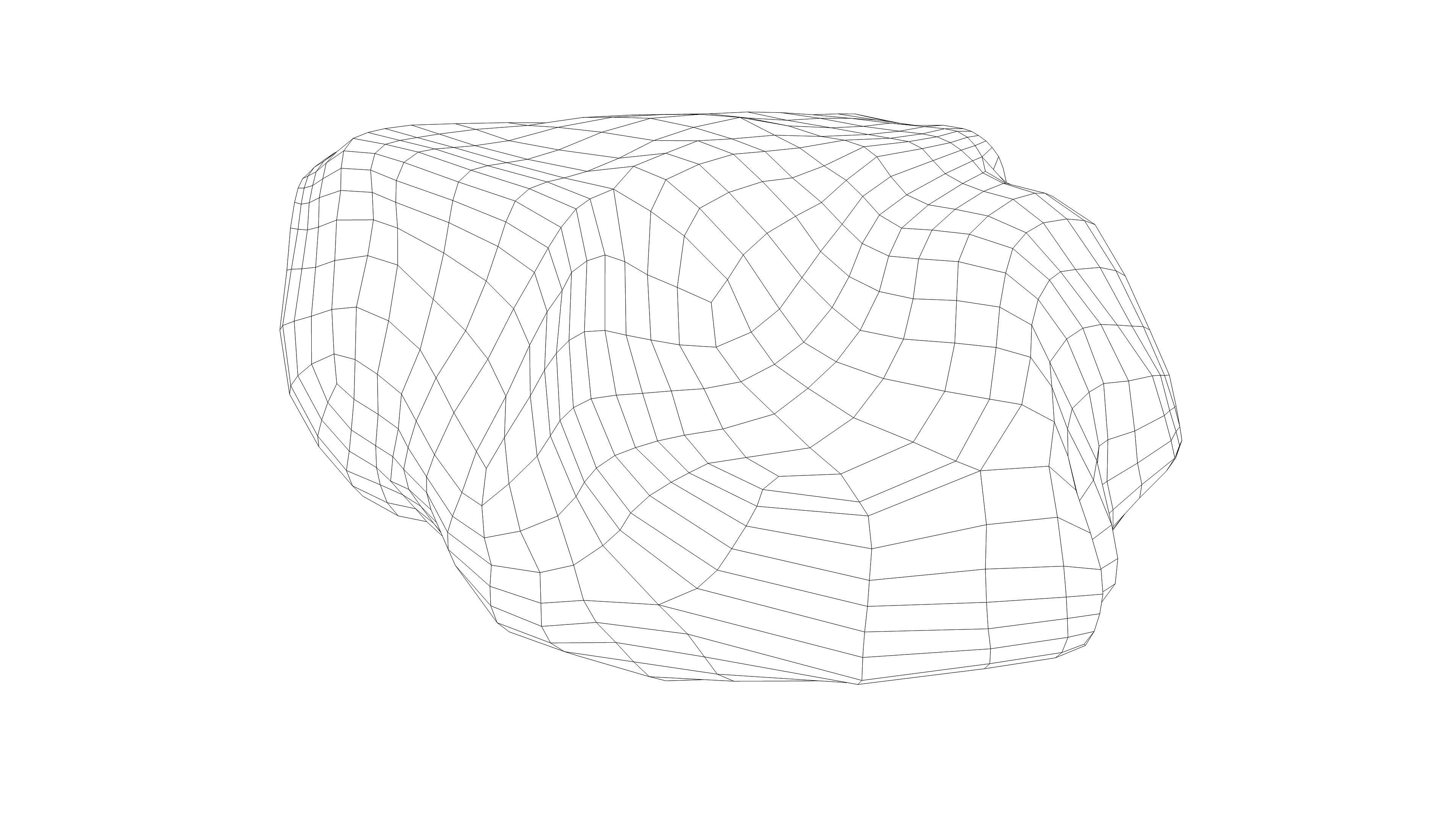 Photorealistic 3D scan of rock stone Low-poly 3D model_17