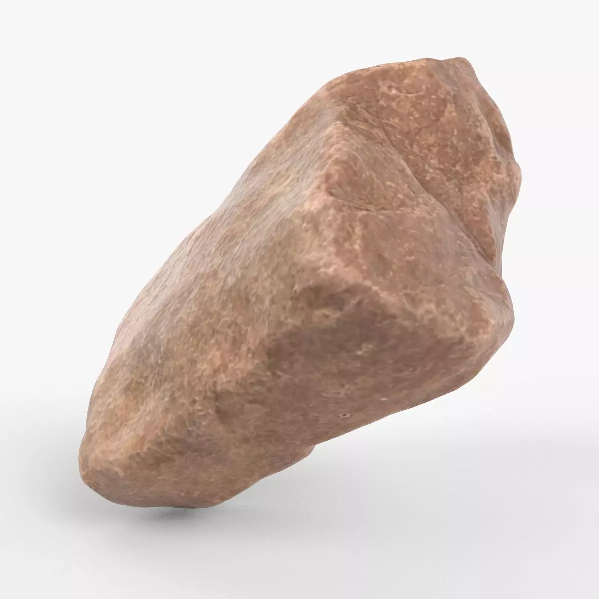 Photorealistic 3D scan of rock stone Low-poly 3D model_0
