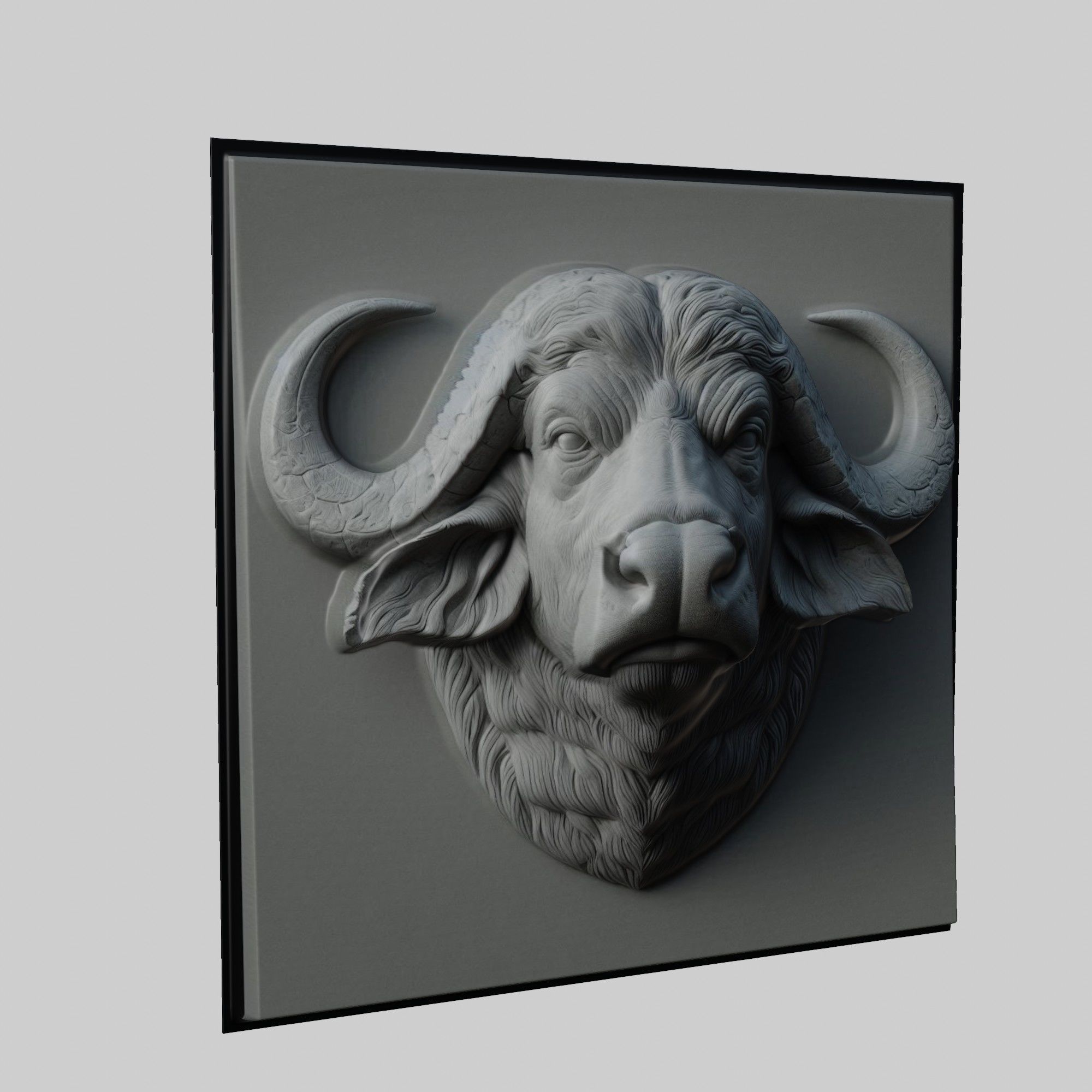 Buffalo Animal 3D print model_1