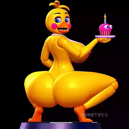 Toy Chica FNAF - NSFW and SFW  3D print model