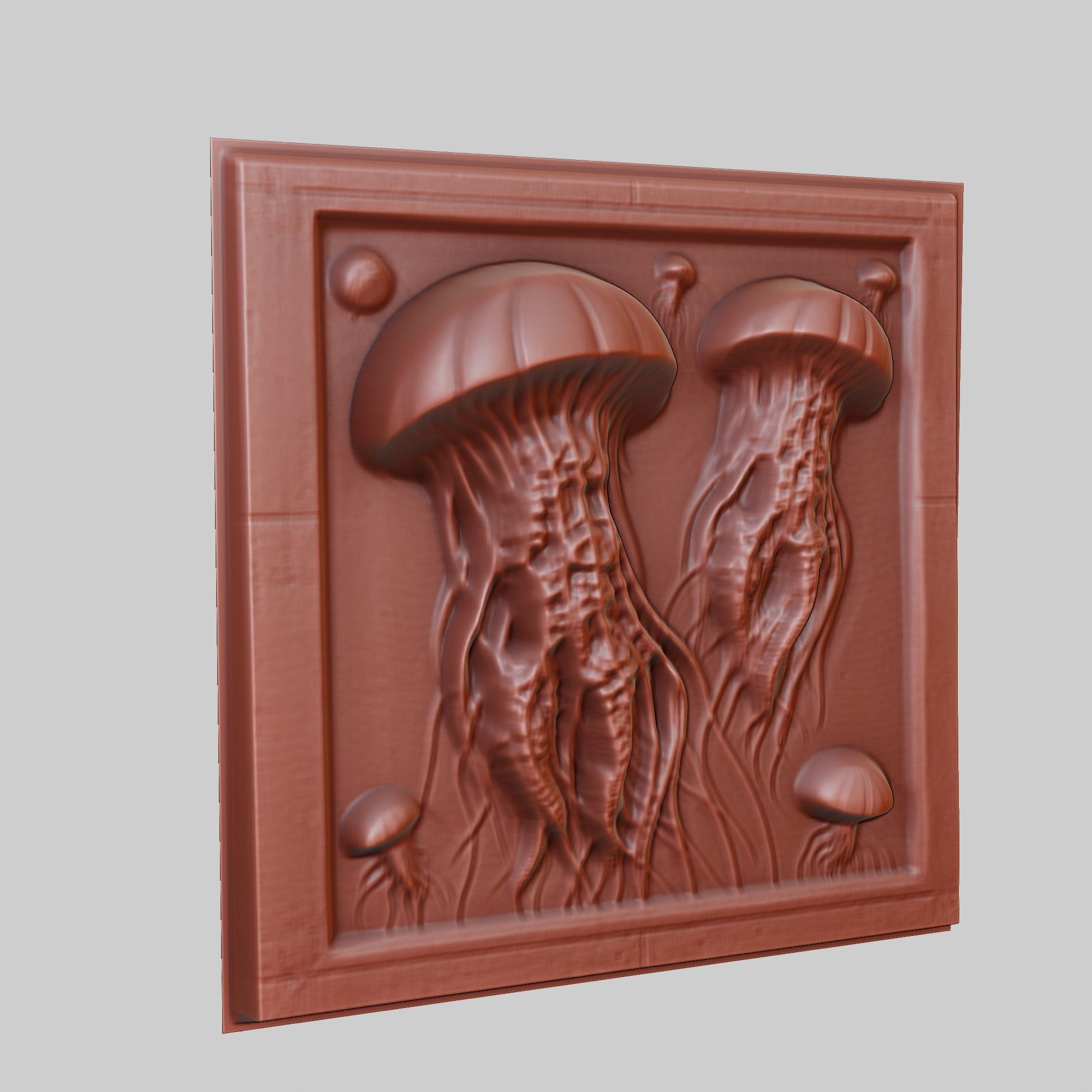 Jellyfish Animal 3D print model_3